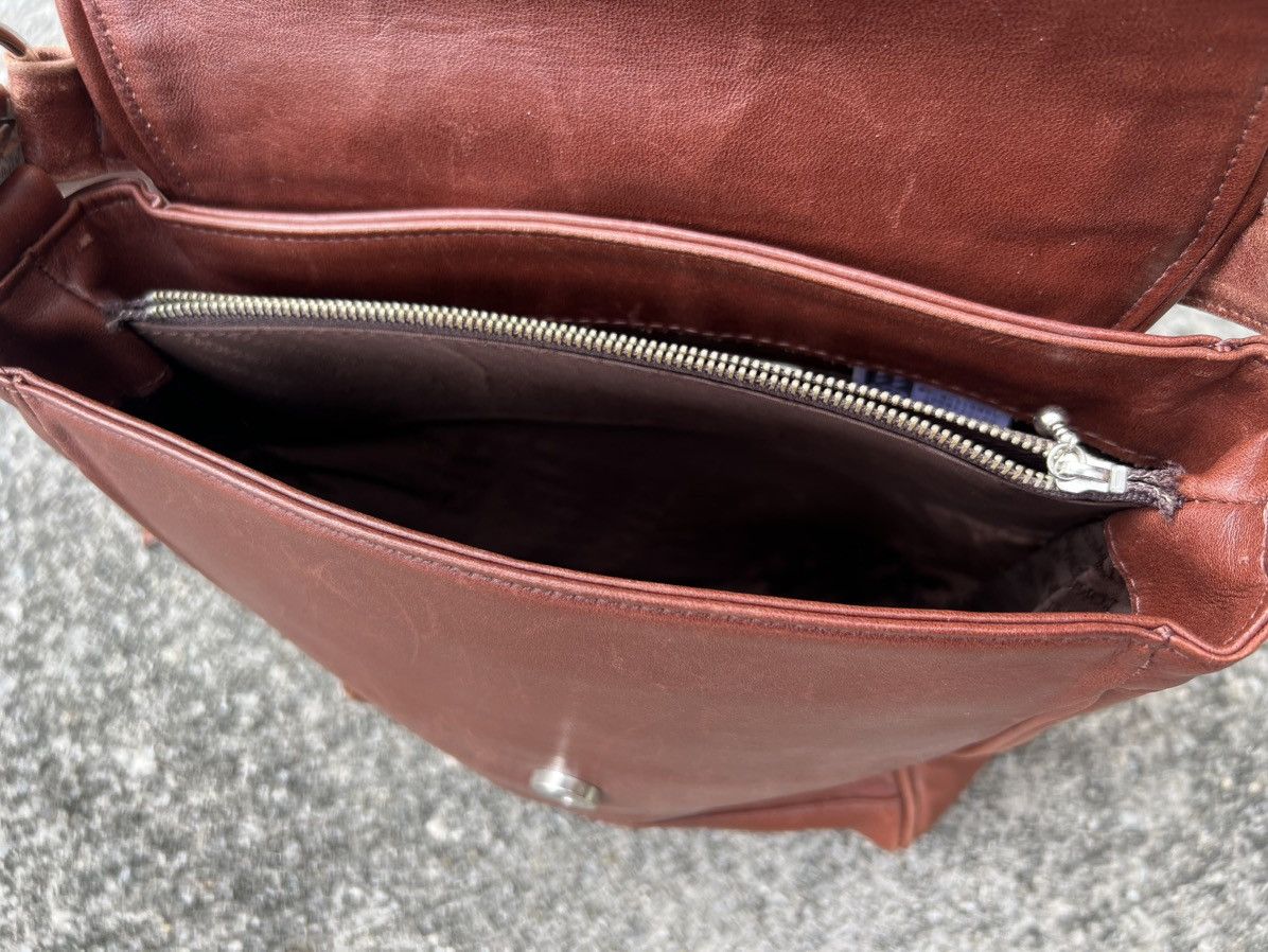 Tokio Kumagai Vintage 90s Tokio Kumagai Paris Patina Leather 2 Way Bag Size ONE SIZE - 18 Thumbnail