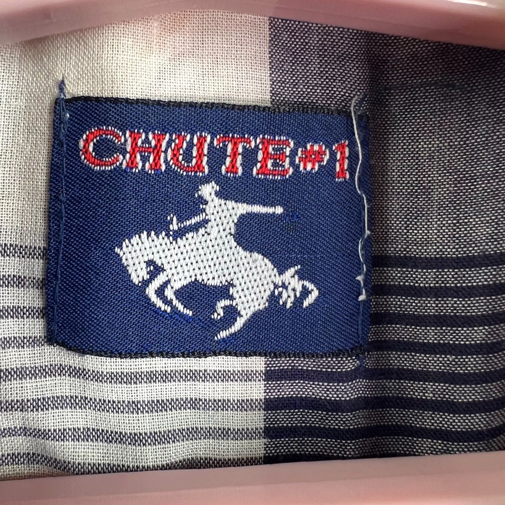 Vintage VINTAGE Chute Shirt Plaid Pearl Snap Western Short Sleeve Mens M Blue Size US M / EU 48-50 / 2 - 5 Thumbnail