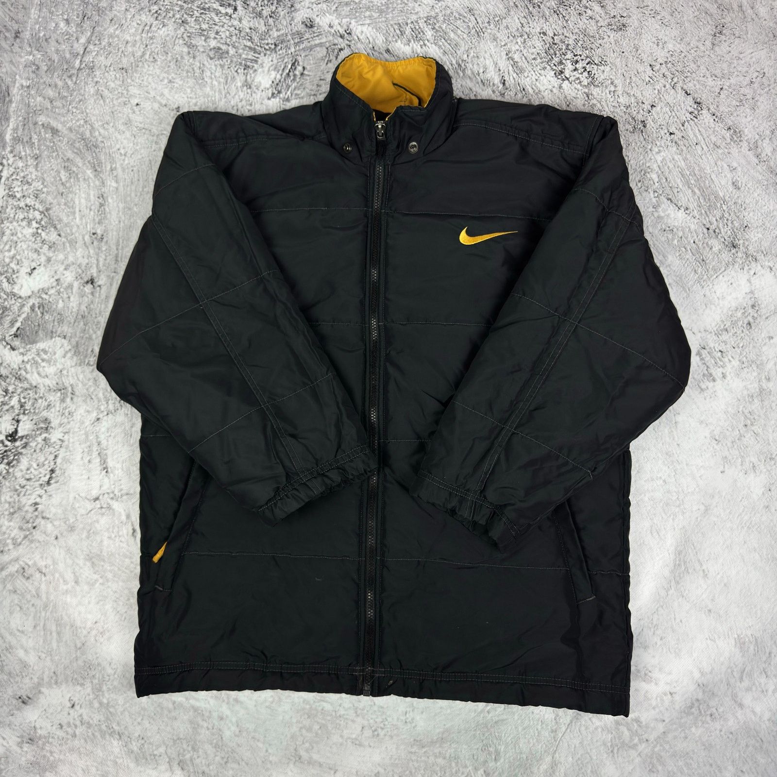 Nike Nike Men's Solo Swoosh Spellout Full Zip Puffer Jacket XS Size US XS / EU 42 / 0 - 3 Thumbnail