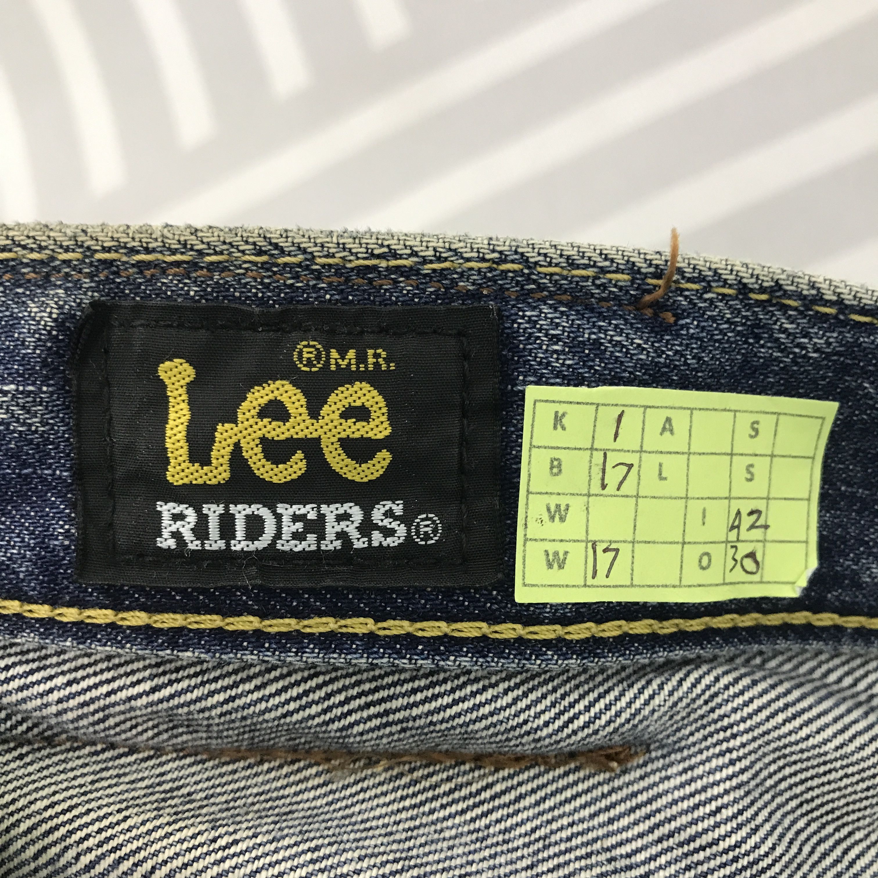 Lee × Vintage Vintage Lee Rider Distressed design Jeans pants Size US 32 / EU 48 - 8 Thumbnail