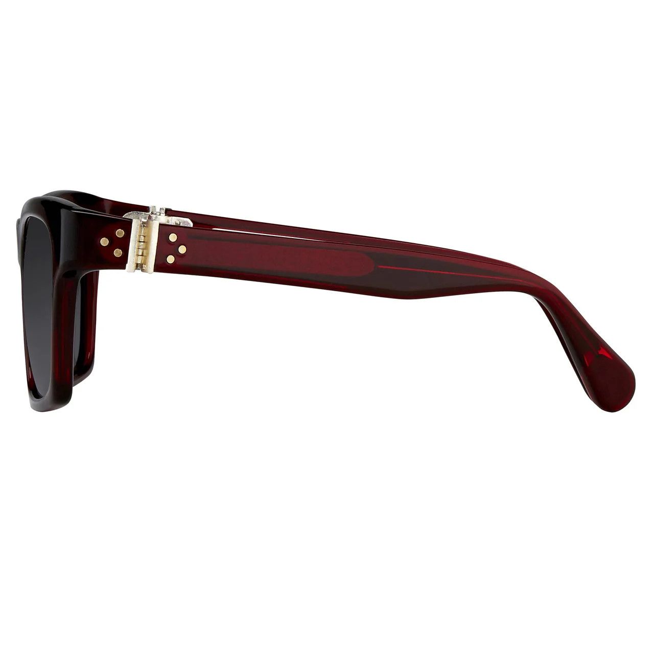 Ann Demeulemeester Ann Demeulemeester Sunglasses D-Frame Bordeaux Red and Blue Size ONE SIZE - 9 Thumbnail