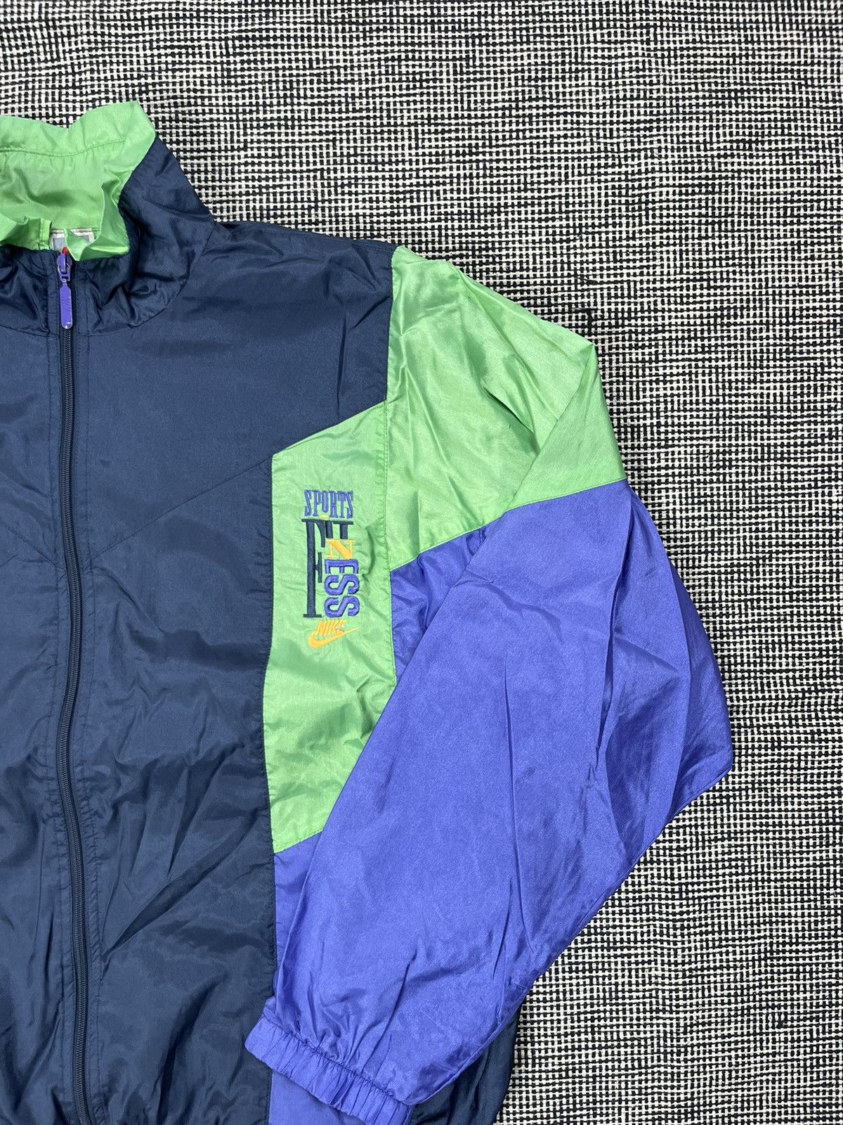 Nike × Vintage ➕ 90s vintage Nike fitness light nylon bomber jacket Size US XL / EU 56 / 4 - 2 Thumbnail