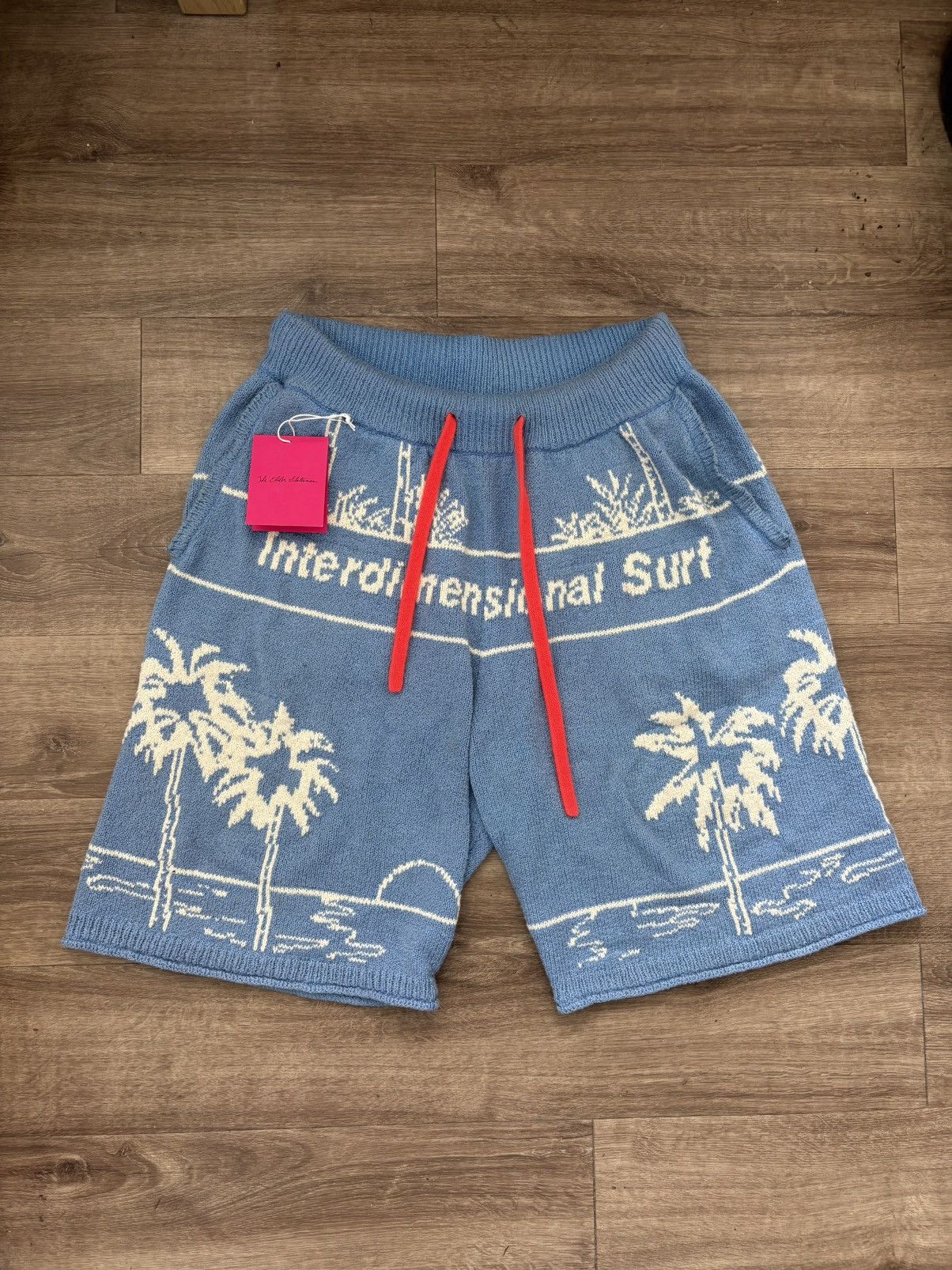 The Elder Statesman The Elder Statesman Interdimensional Surf Hand Knit Shorts Size US 29 - 1 Thumbnail