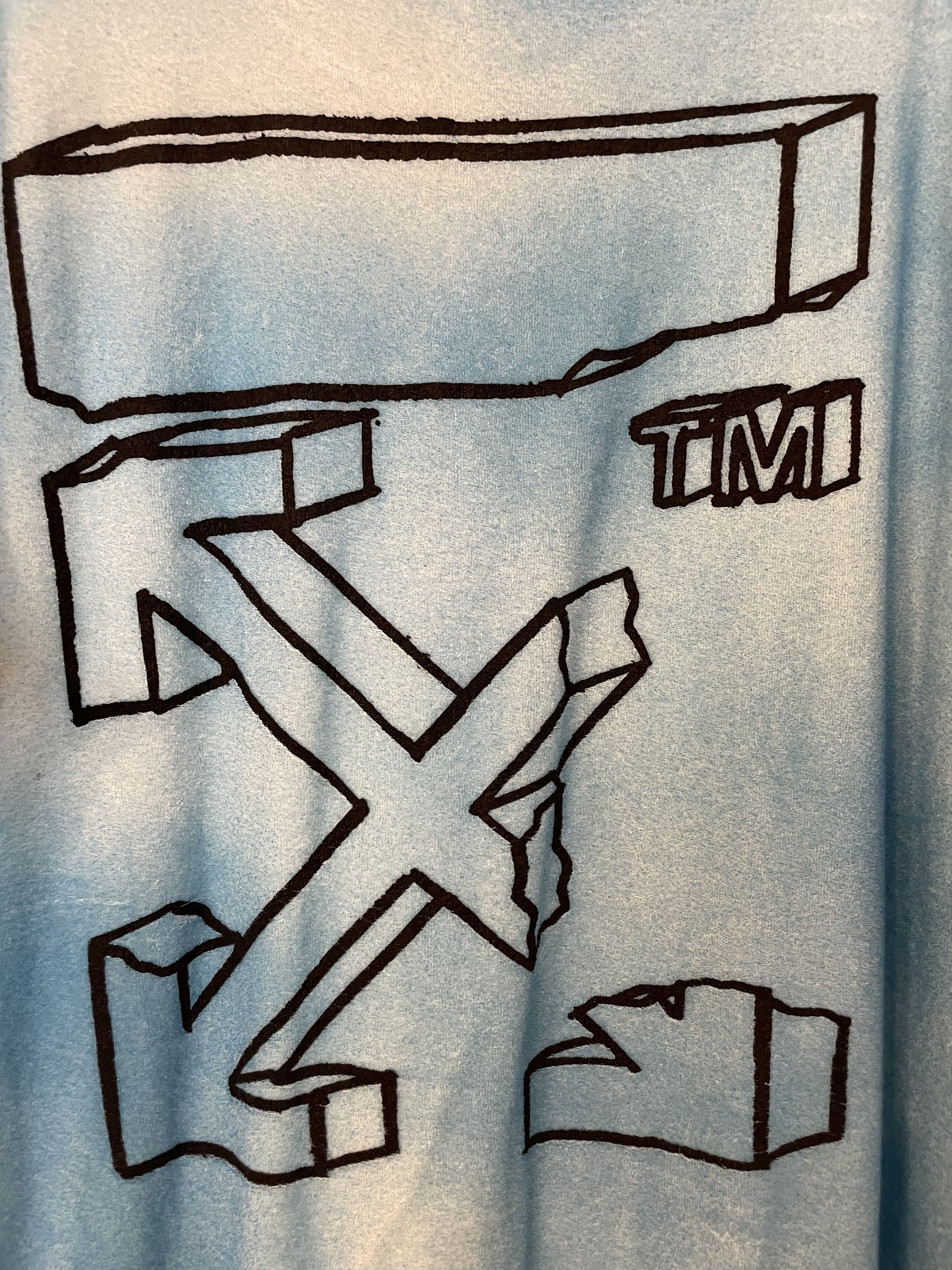 Off-White Off-White “Mykonos” Airbrush T-Shirt - Extremely rare 1/20 Size US XL / EU 56 / 4 - 3 Thumbnail
