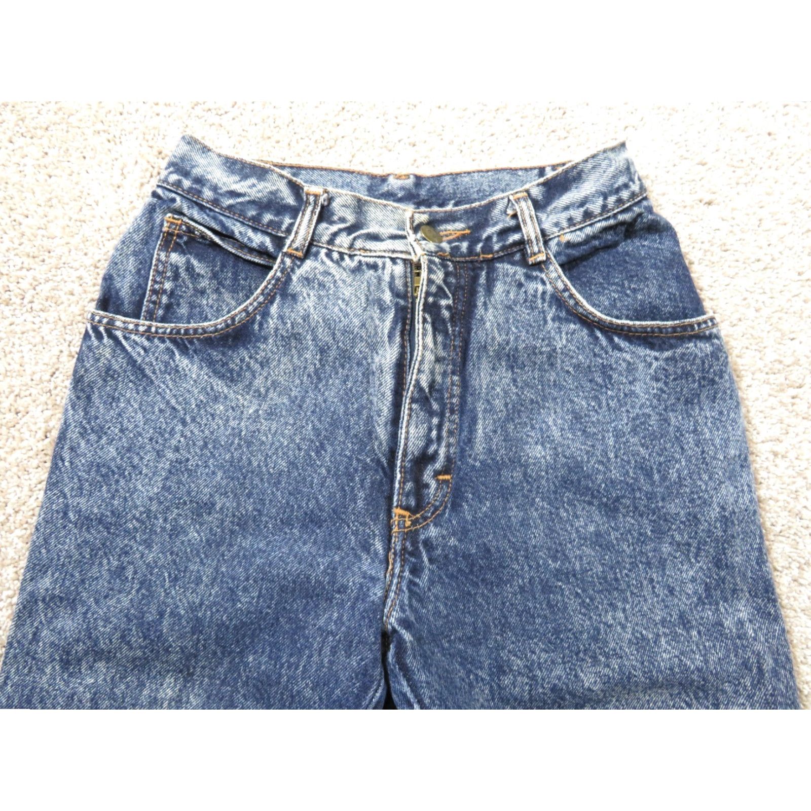 Denime VINTAGE Filippo Totti High-Rise Mom Denim Jeans Women 9/10 26x27.5 Acid-Washed Cotton 100% Denim Western 80s 90s 70s Casual Womens Size 30" / US 8 / IT 44 - 4 Thumbnail
