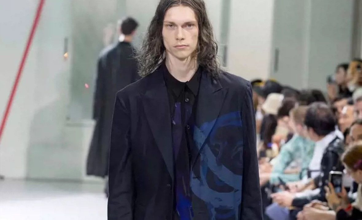 Yohji Yamamoto Yohji Yamamoto 20ss gun neck back zipper coat 2412-Nextarrow Size US L / EU 52-54 / 3 - 9 Thumbnail