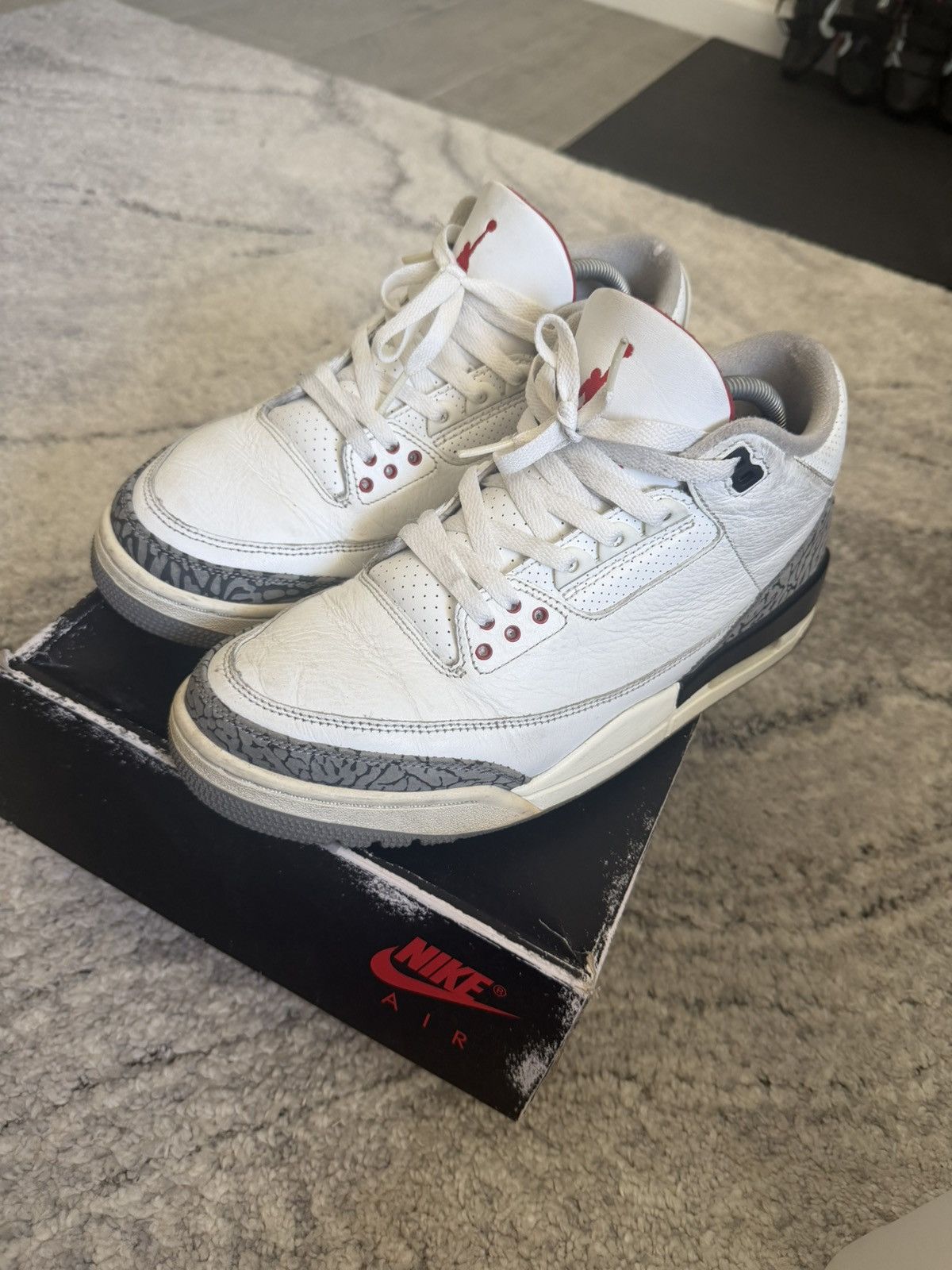 Jordan Brand Air Jordan White Cement 3 Reimagined Size US 9.5 / EU 42-43 - 1 Thumbnail