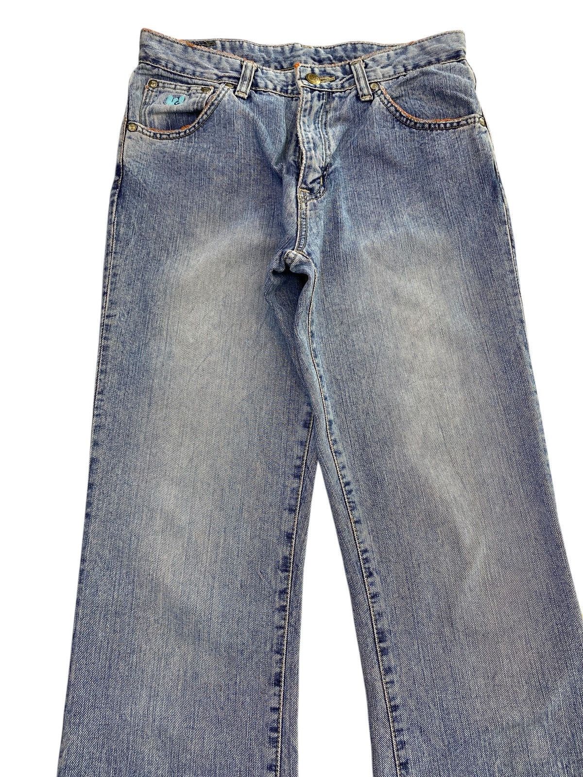 Japanese Brand Japanese Brand Acid Light Wash Style Bootcut Jeans Size US 27 - 2 Thumbnail