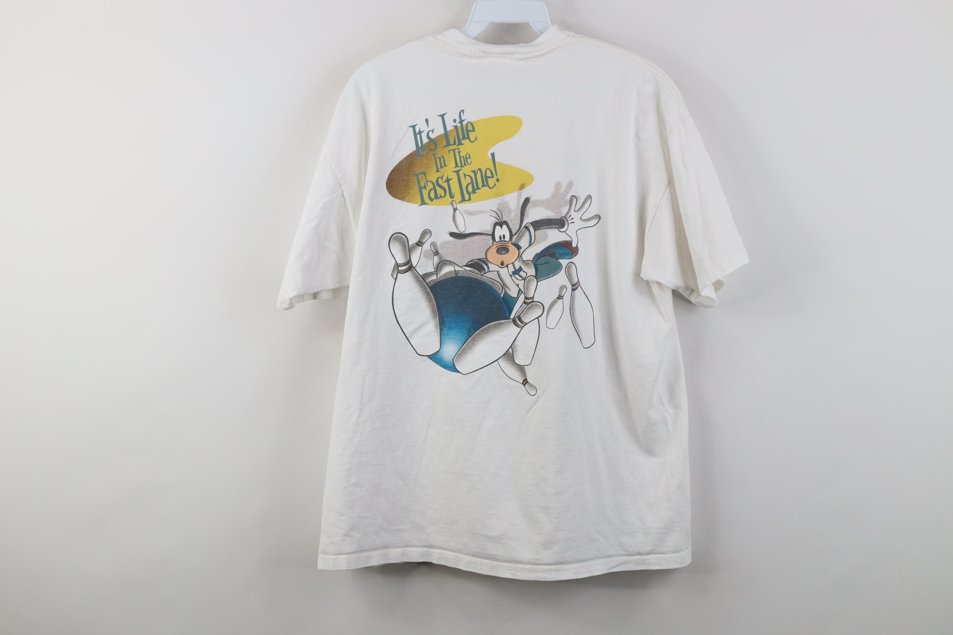 Disney Vintage 90s Walt Disney World King Pin Bowling T-Shirt USA Size US M / EU 48-50 / 2 - 13 Thumbnail