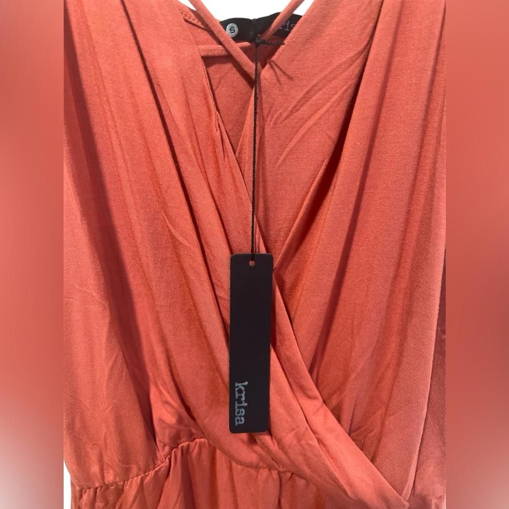 REVOLVE Revolve Krisa NWT Women’s crossfront cami Dress (copper) Size S / US 4 / IT 40 - 3 Thumbnail