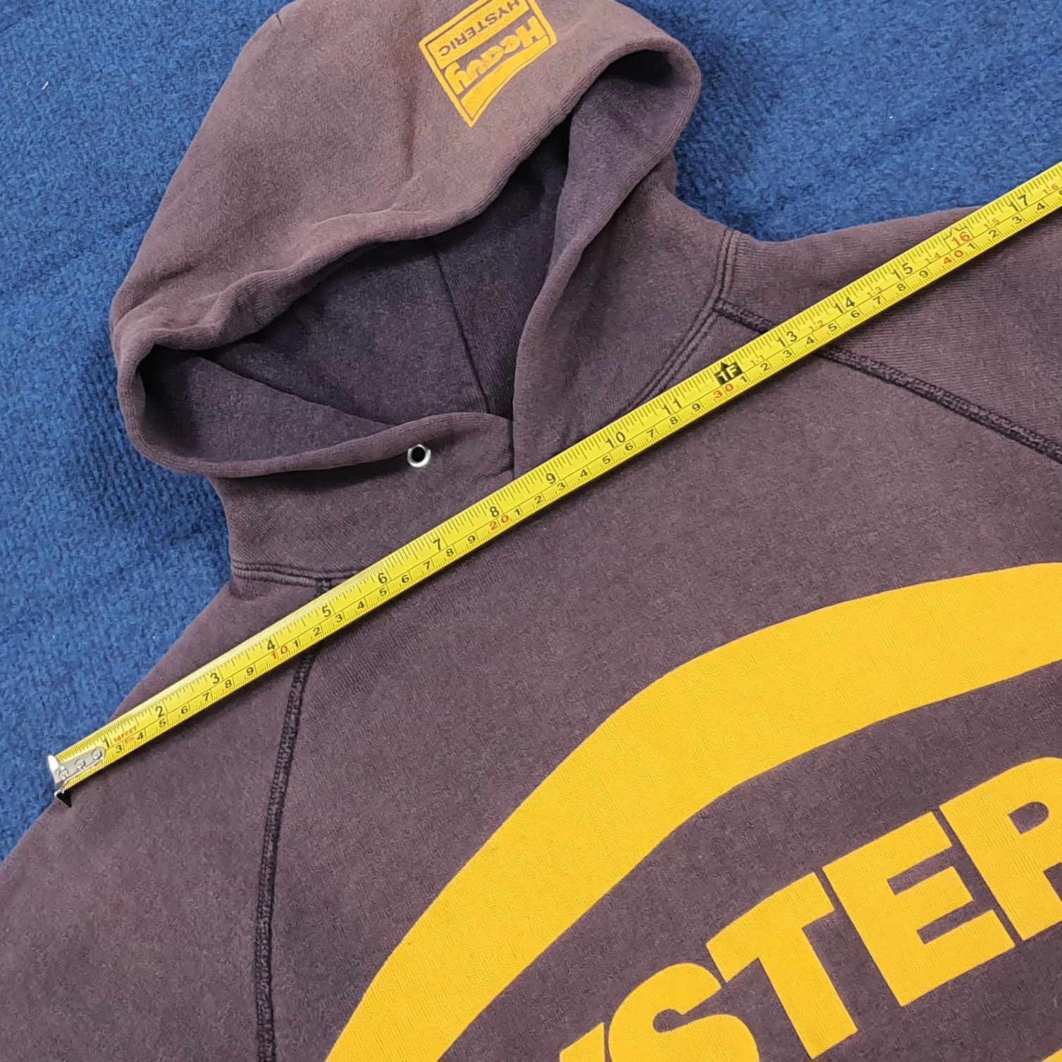 Hysteric Glamour Vintage 90s Hysteric Glamour "Heavy" Big Logo Hoodie C289N22 Size US XS / EU 42 / 0 - 10 Thumbnail