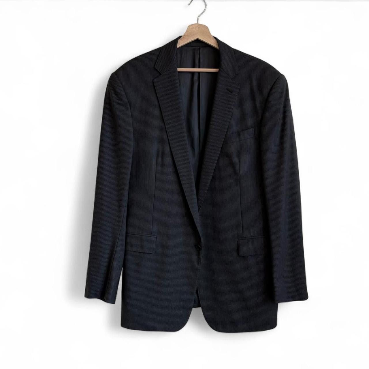 Ralph Lauren Black Label Ralph Lauren Black Label pinstripe wool suit jacket 44L Size 44L - 8 Thumbnail