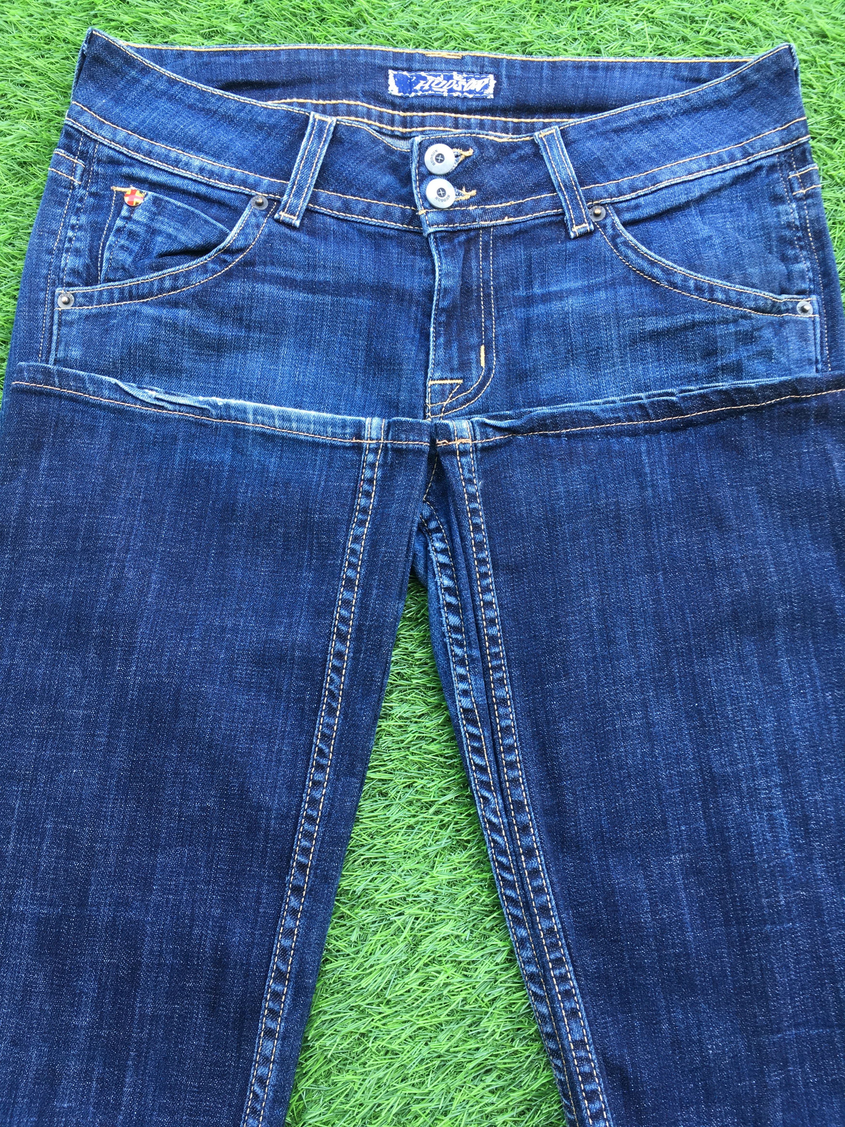 Designer × Jean Hudson Bootcut Flared Jeans D-955 Size 30" / US 8 / IT 44 - 6 Thumbnail