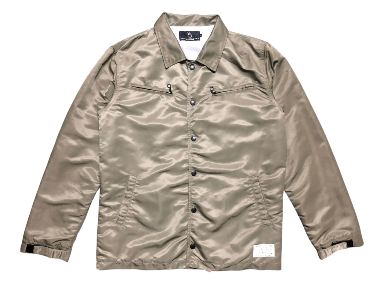 Japanese Brand Vintage Virgo Nylon Jacket Snap Button Military Style Size US L / EU 52-54 / 3 - 1 Thumbnail