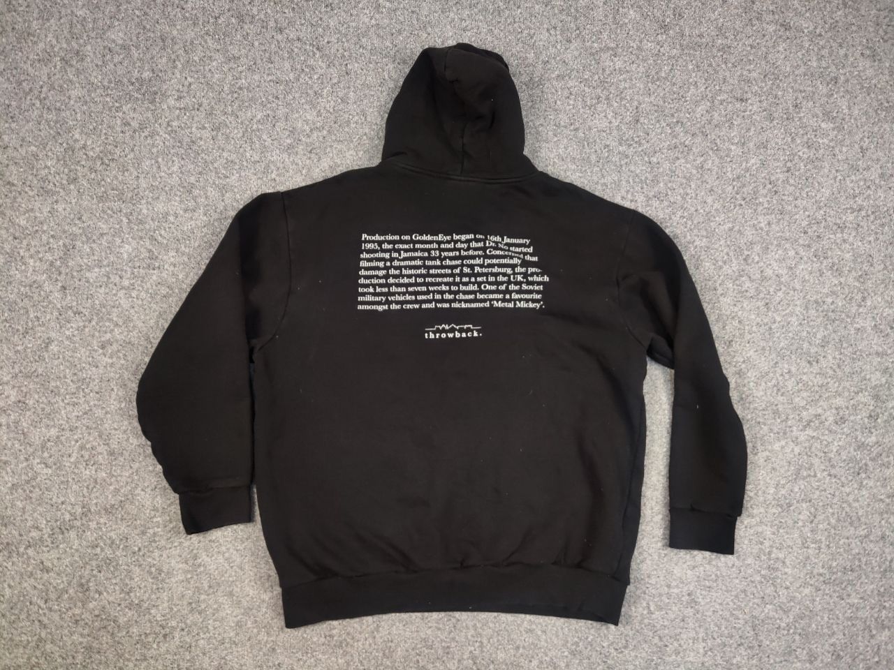 Vintage Throwback Design Black Graphic Logo Hoodie Size US L / EU 52-54 / 3 - 13 Thumbnail