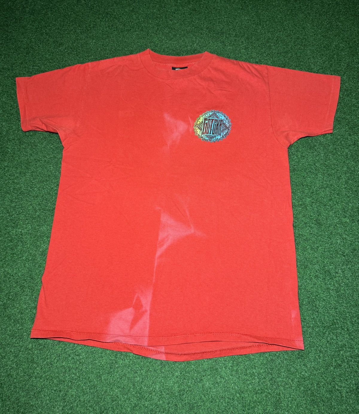 Gotcha × Vintage Vintage 90s GOTCHA Beach Surfer Retro Red Graphic T Shirt Size US L / EU 52-54 / 3 - 4 Thumbnail