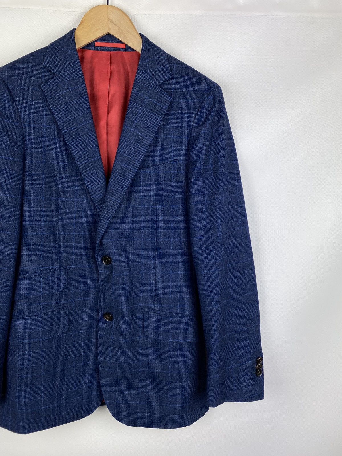 Suitsupply Suitsupply Carlo Barbera Sienna wool checked blazer jacket Size 36R - 3 Thumbnail