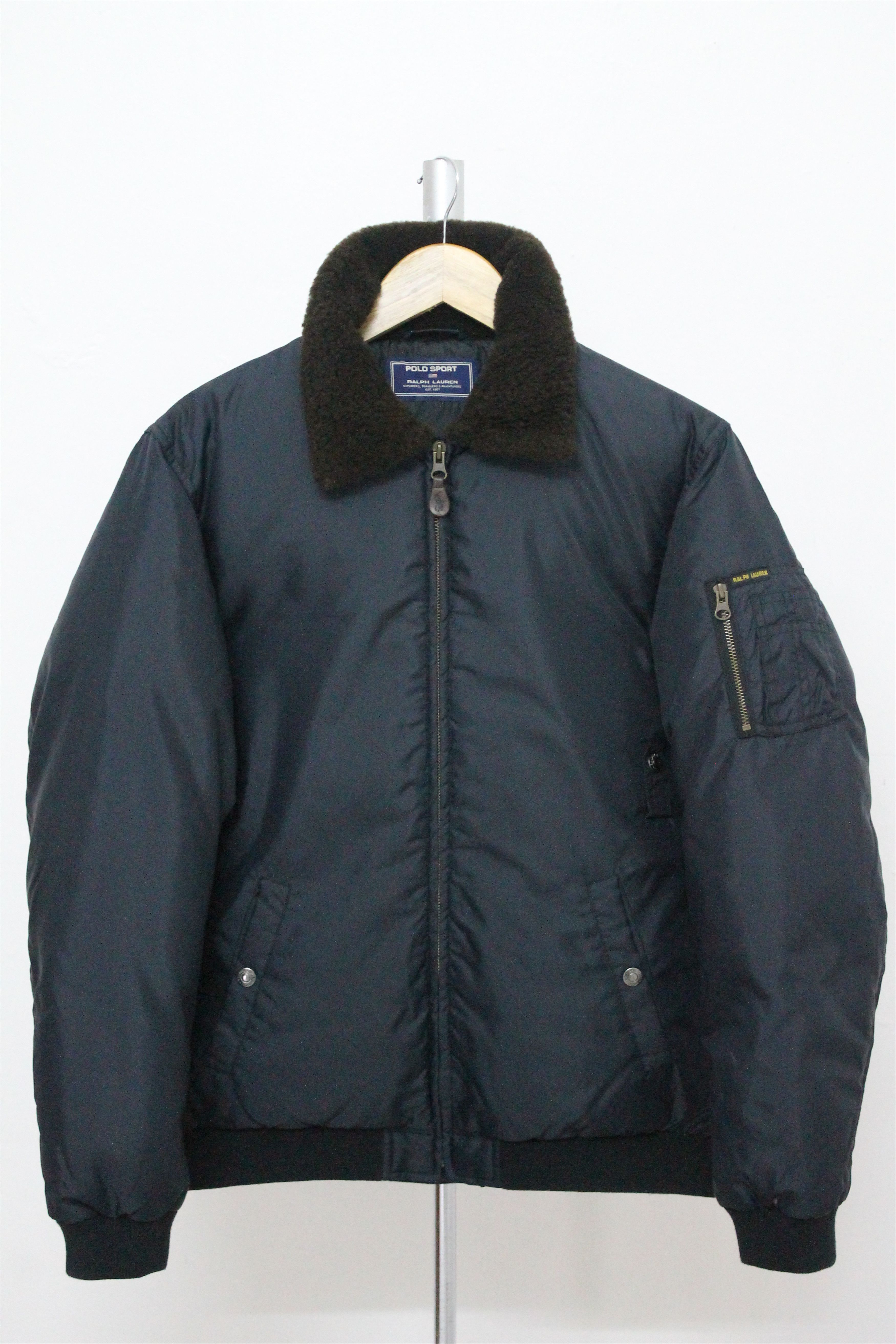 Polo Ralph Lauren Vintage 90's POLO SPORT RALPH LAUREN Bomber Jacket. Size US S / EU 44-46 / 1 - 1 Thumbnail