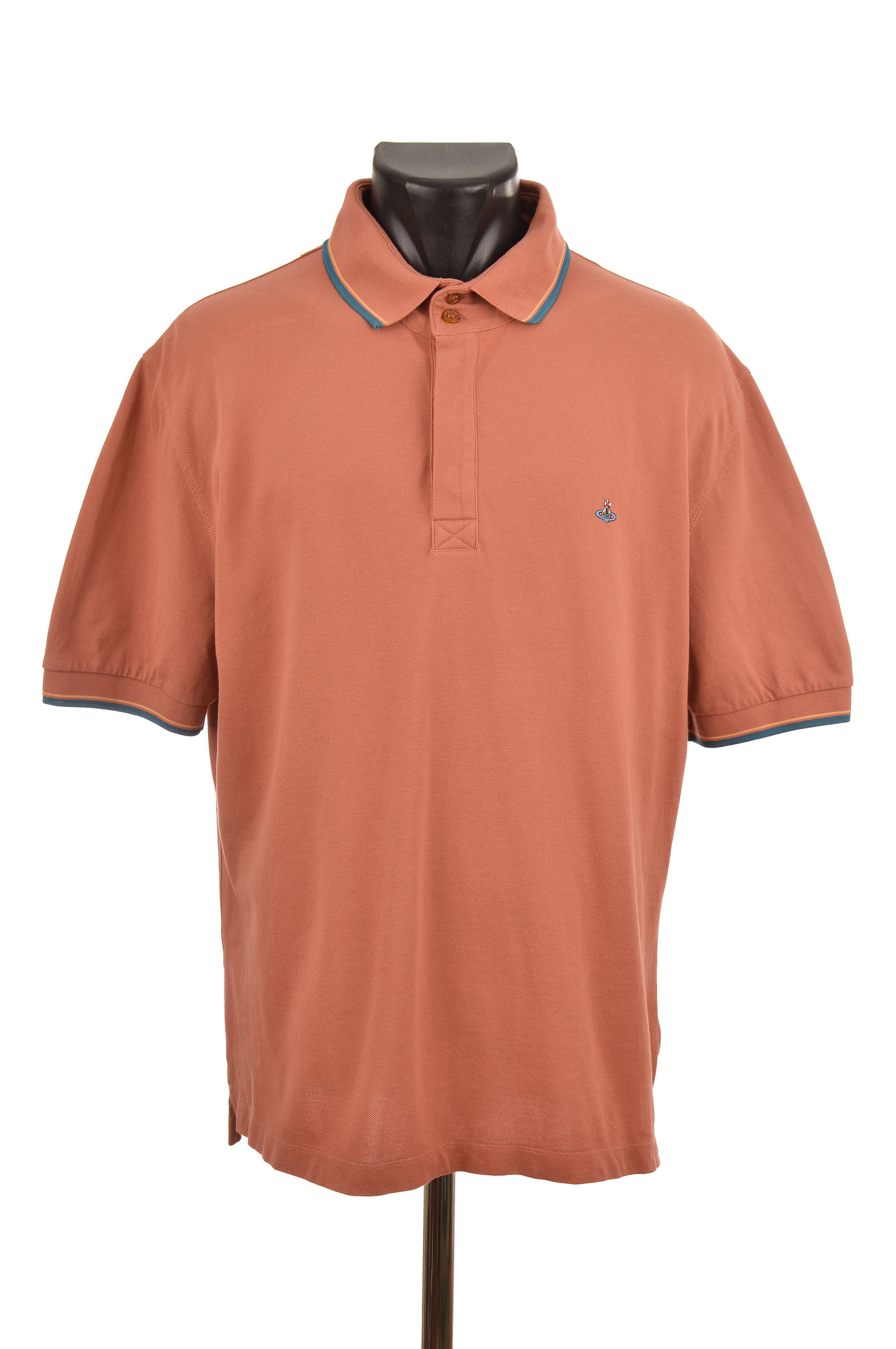 Vivienne Westwood Vivienne Westwood Premium Orb Logo Polo Shirt Size US XXL / EU 58 / 5 - 1 Thumbnail