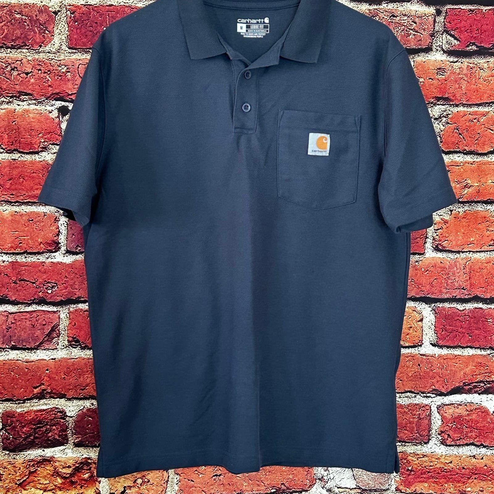 Carhartt LOOSE FIT MIDWEIGHT SHORT-SLEEVE POCKET POLO Size US M / EU 48-50 / 2 - 2 Thumbnail