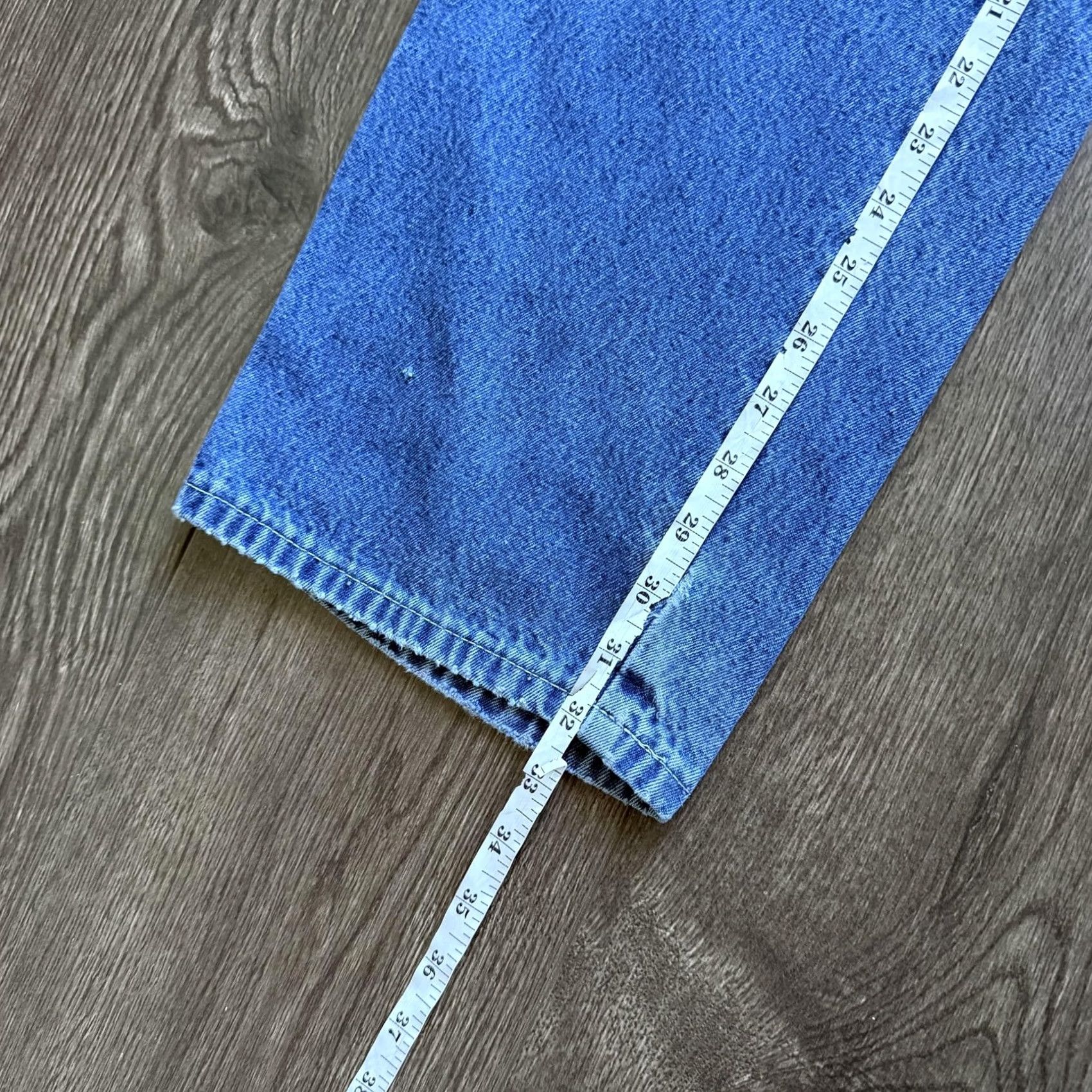 Dickies Dickies Carpenter Jeans Mens 34x32 Blue Medium Wash Relaxed Baggy Denim Workwear Y2K Size US 34 / EU 50 - 7 Thumbnail