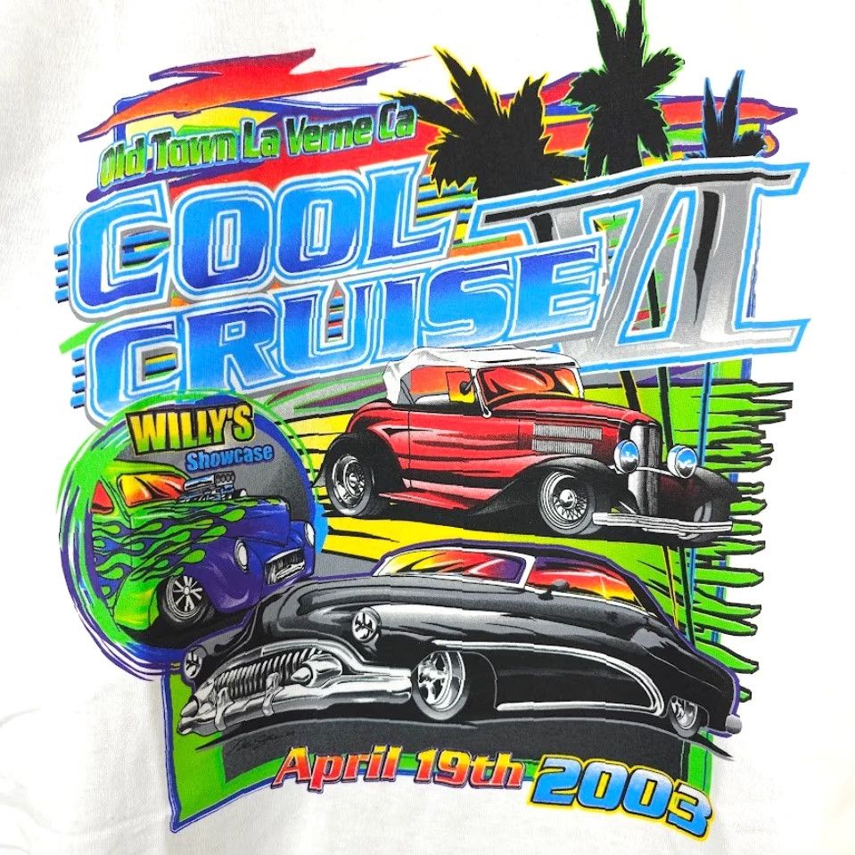 Anvil VINTAGE Car Show T Shirt Mens Size Large Y2K 2003 Cool Cruise Old Town La Verne Size US L / EU 52-54 / 3 - 5 Thumbnail