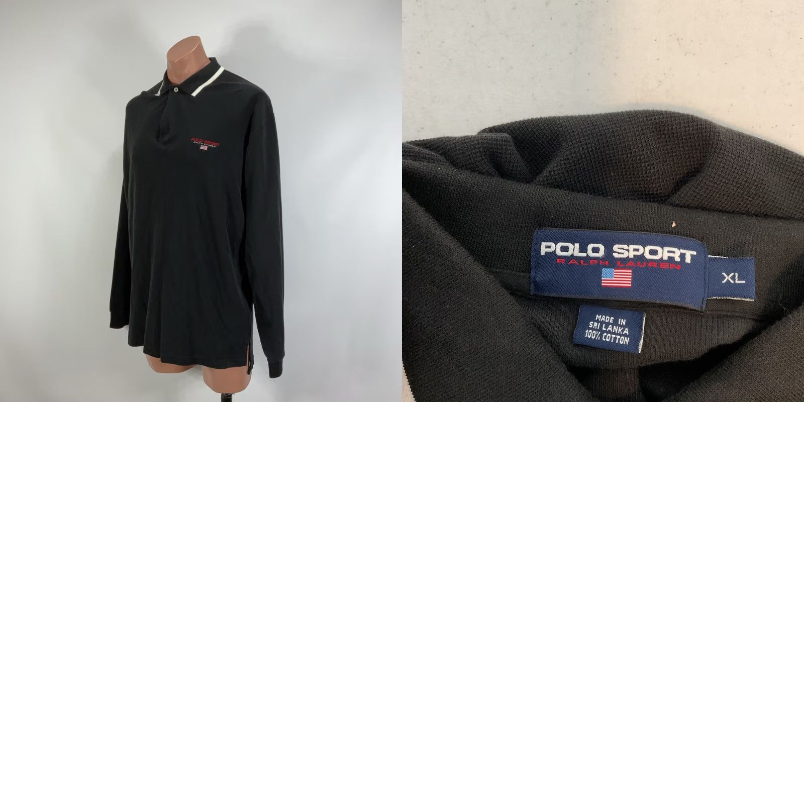 Ralph Lauren Ralph Lauren Polo Sport Shirt Mens Blue Navy Long Sleeve Spell Out XL Size US XL / EU 56 / 4 - 8 Thumbnail