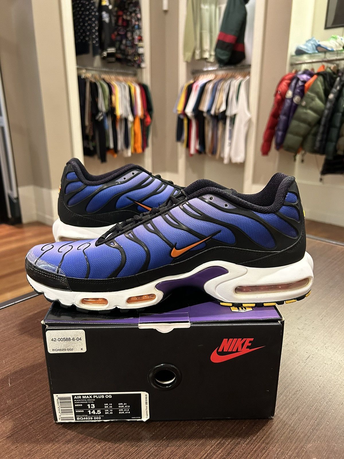 Nike Nike Air Max Plus OG Voltage Purple (2018) Size US 13 / EU 46 - 3 Thumbnail