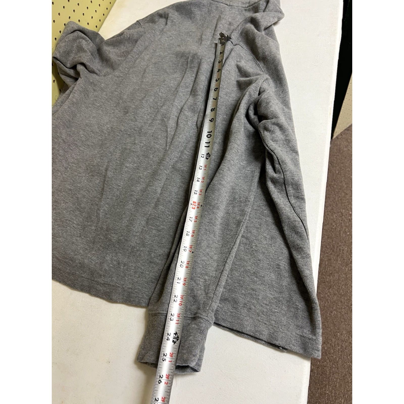 Ralph Lauren Polo Ralph Lauren Men’s Gray Cotton Pullover 1/4 Zip Sweater XL Estate Rib Size US XL / EU 56 / 4 - 7 Thumbnail