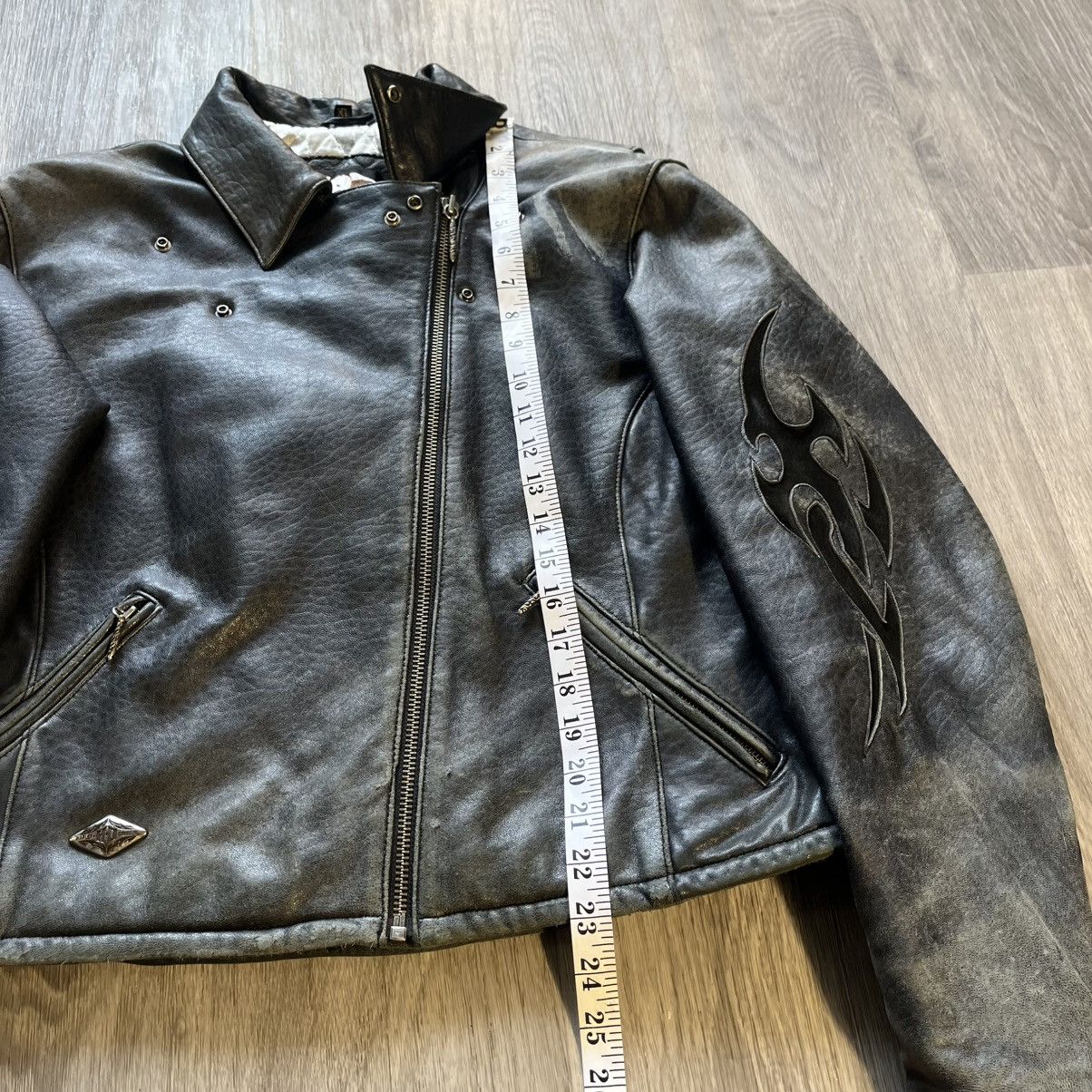 Harley Davidson Vintage Harley Davidson Tribal Leather Jacket Size US S / EU 44-46 / 1 - 12 Thumbnail