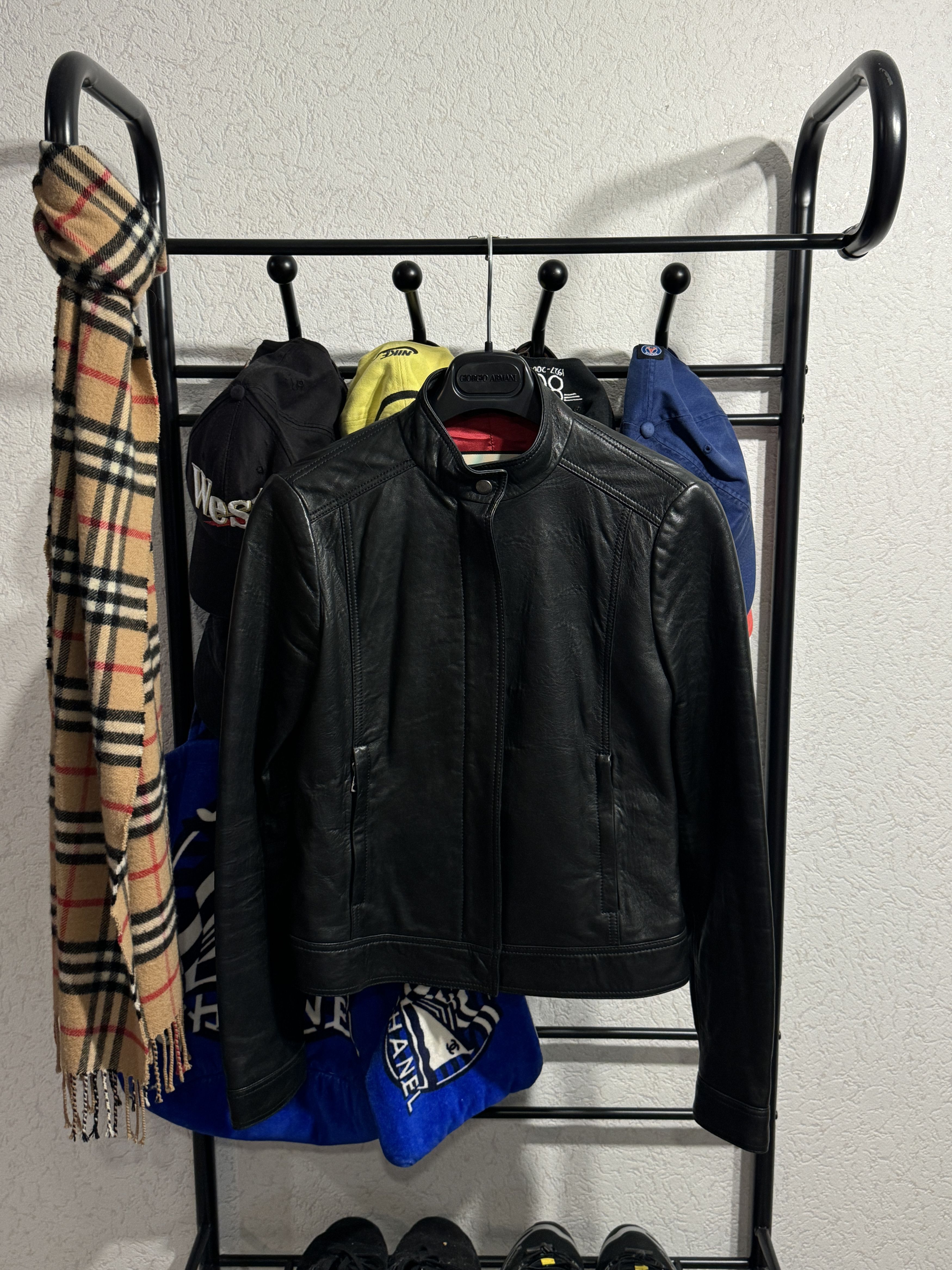 Gucci Gucci lamb leather moto jacket Size S / US 4 / IT 40 - 1 Thumbnail