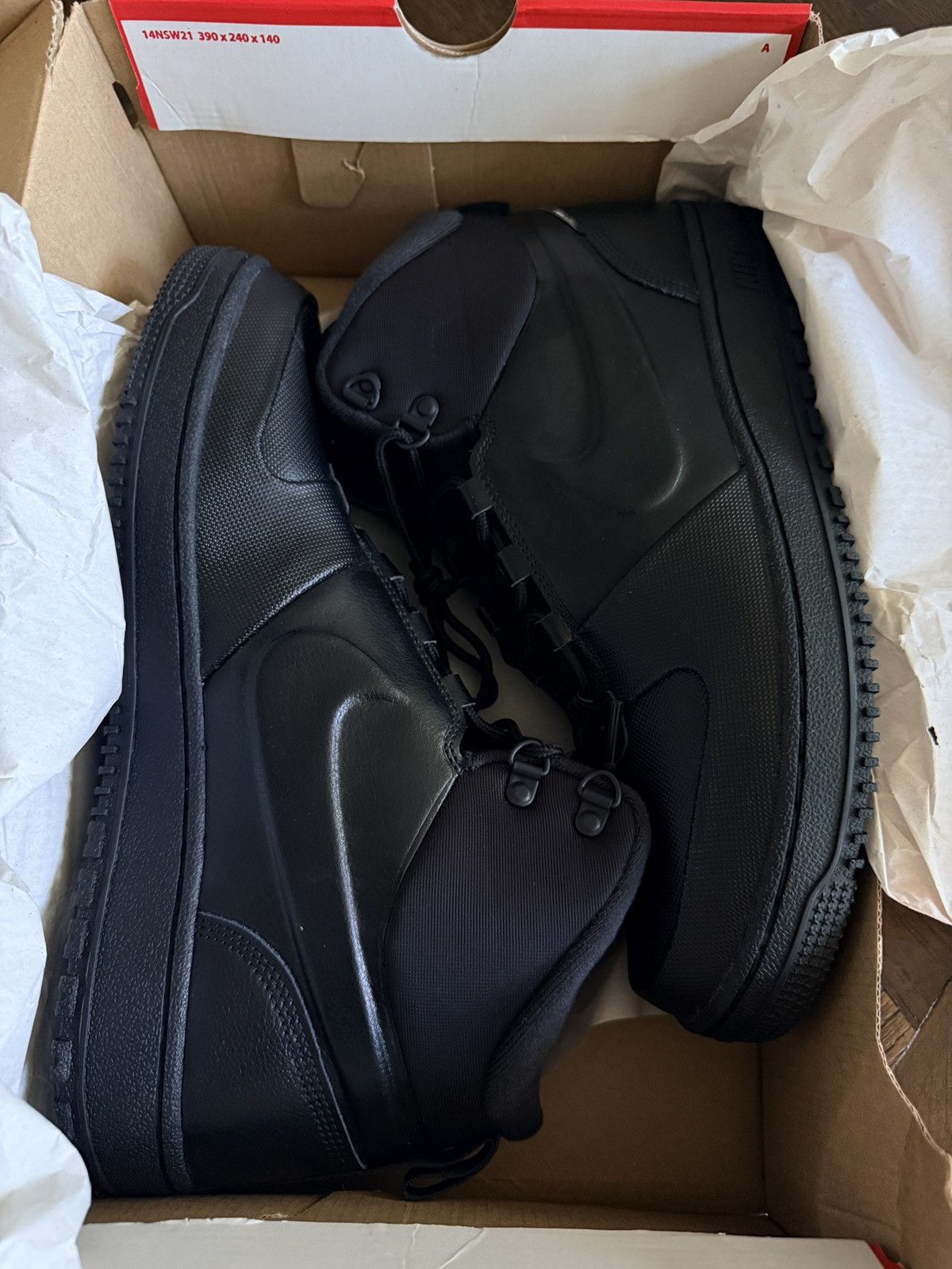 Nike Nike Path Winter Triple BLK Sneaker Men's Size 13 BQ4223-001 Size US 13 / EU 46 - 7 Thumbnail