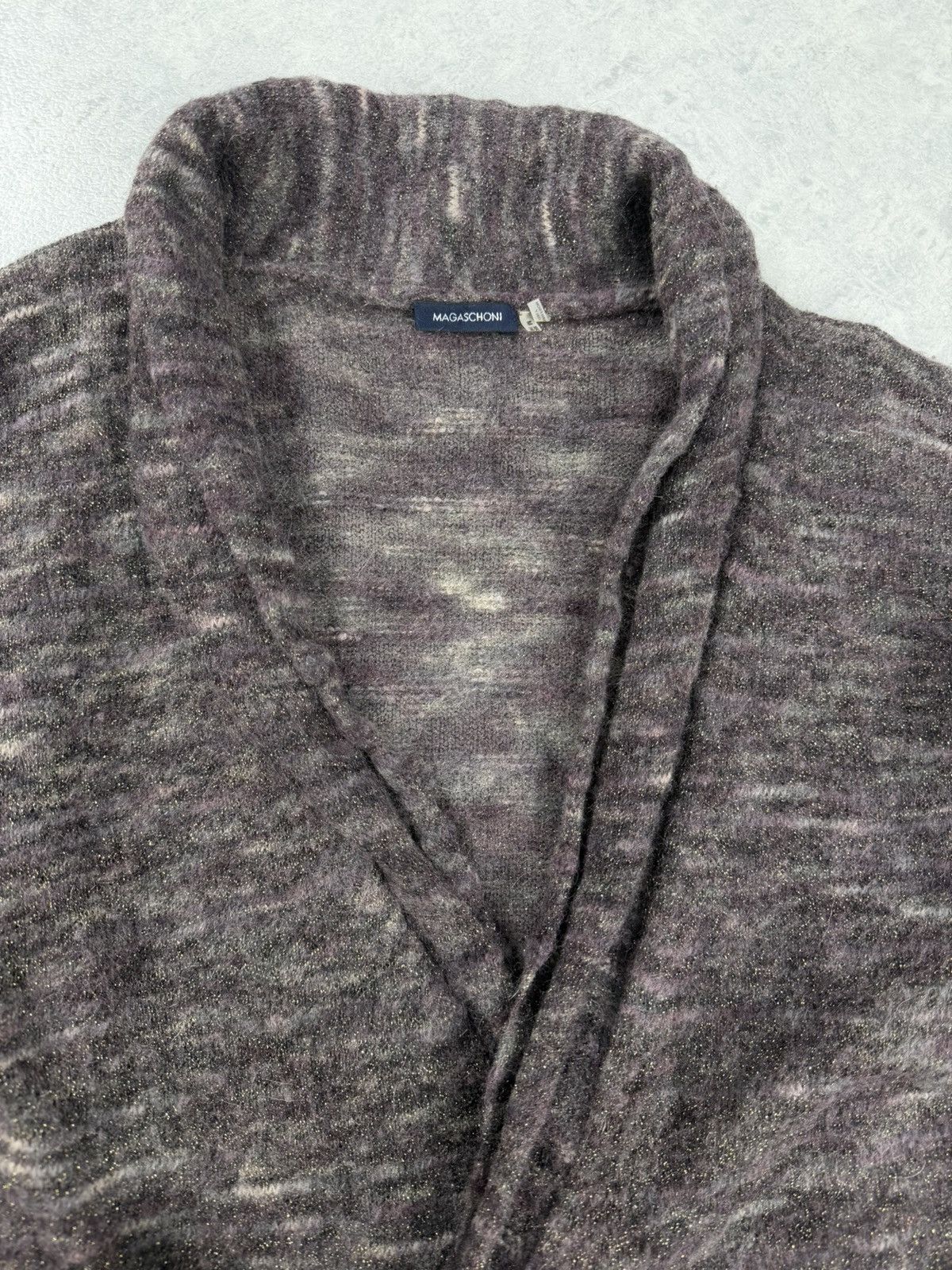 Magaschoni Magaschoni Wool/Mohair Knit Sweater Cardigan Size M Size M / US 6-8 / IT 42-44 - 5 Thumbnail