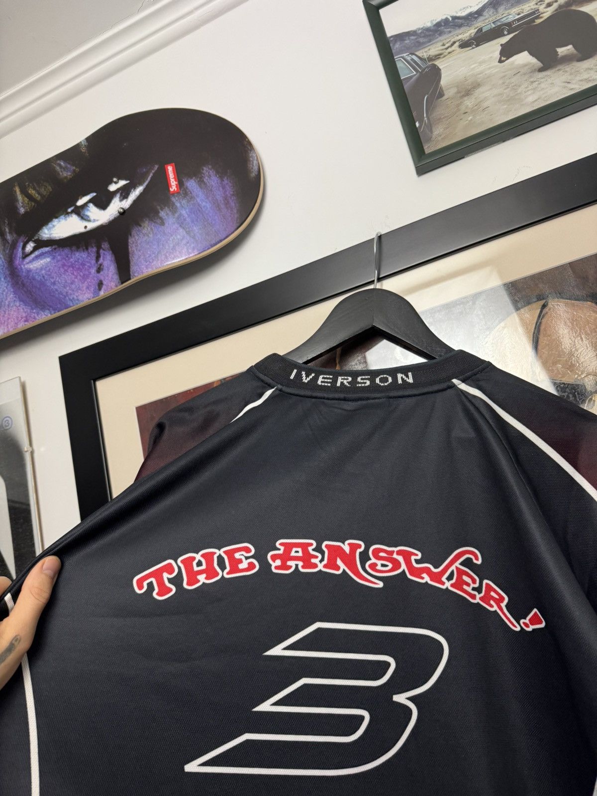 Reebok Reebok Iverson Limited Edition Moto Jersey Vintage Archive Size US XXL / EU 58 / 5 - 3 Thumbnail