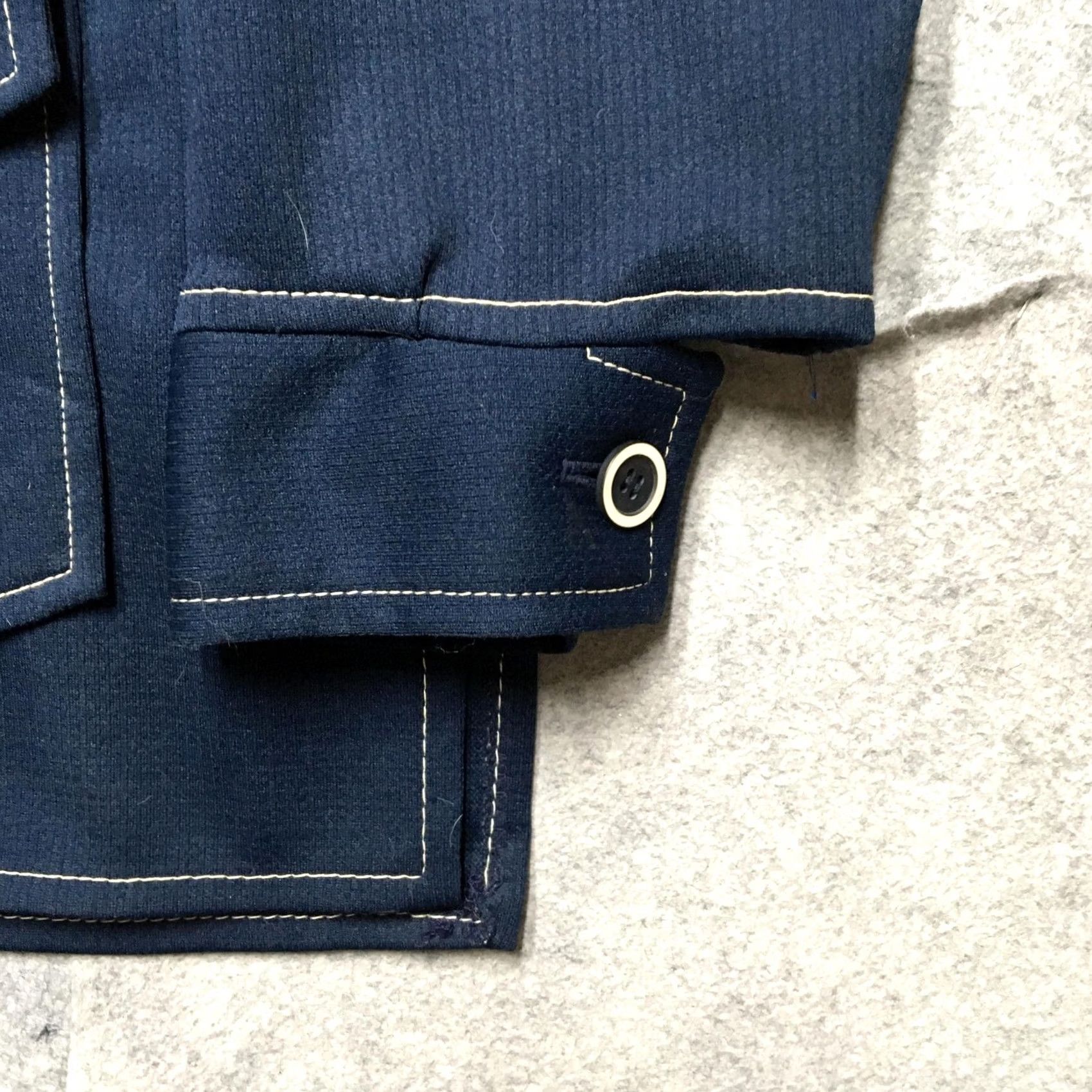 Vintage VINTAGE American Vintage Coat Mens XL Blue Workwear Overcoat Button Front Lined Winter Size US XL / EU 56 / 4 - 2 Thumbnail