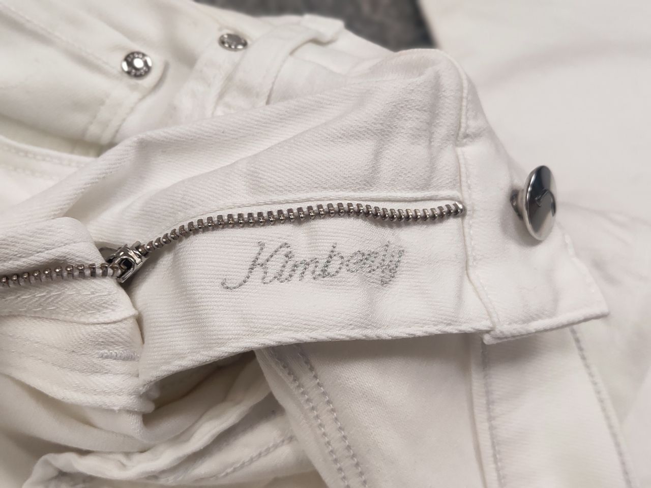 Jacob Cohen Jacob Cohen Design kimberly classic Slim White Denim Jeans Size 29" - 14 Thumbnail