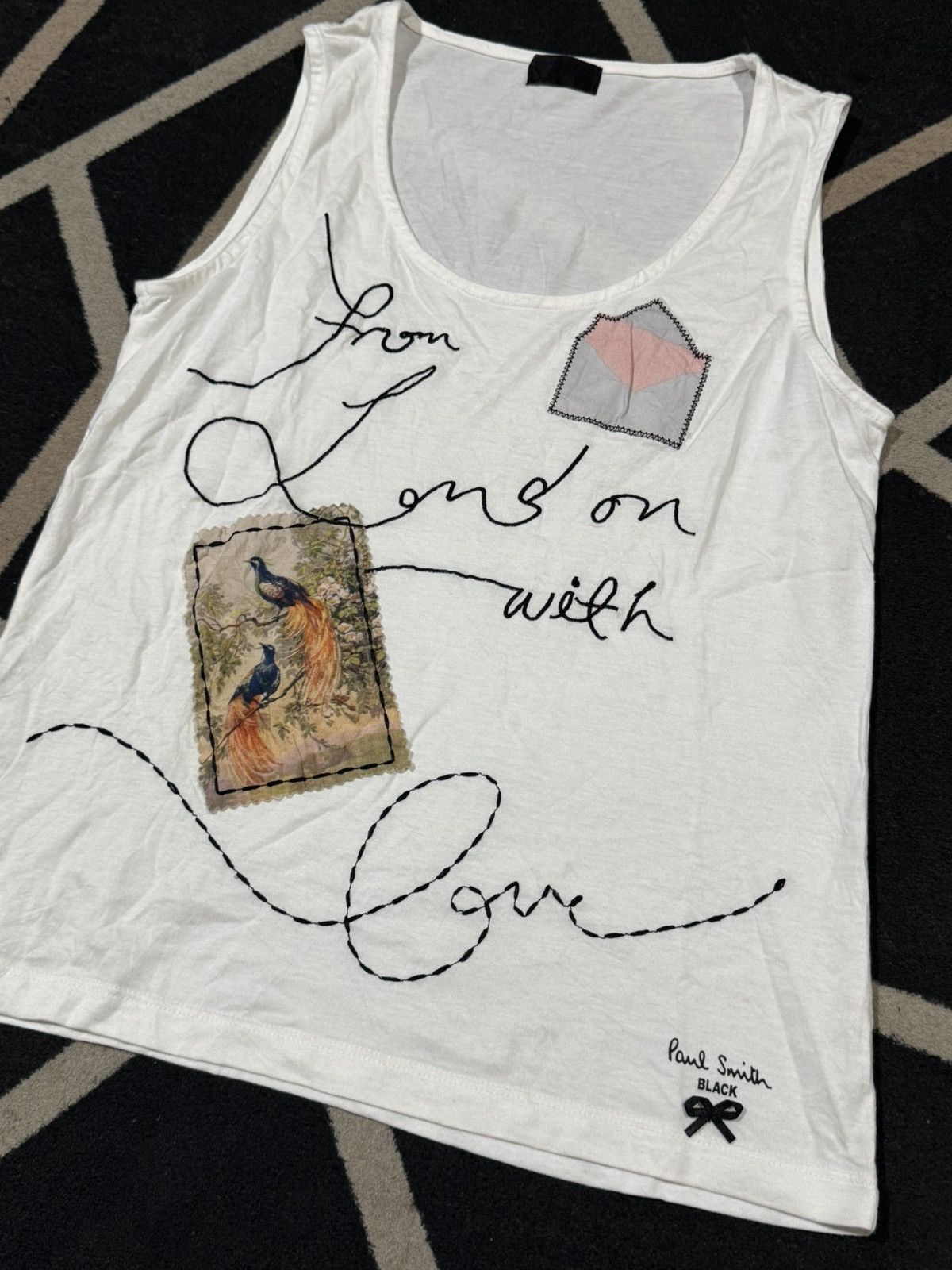 Paul Smith Paul Smith Poem Tanktop Japanese Gothic Styled ifsix Styled Size US M / EU 48-50 / 2 - 2 Thumbnail