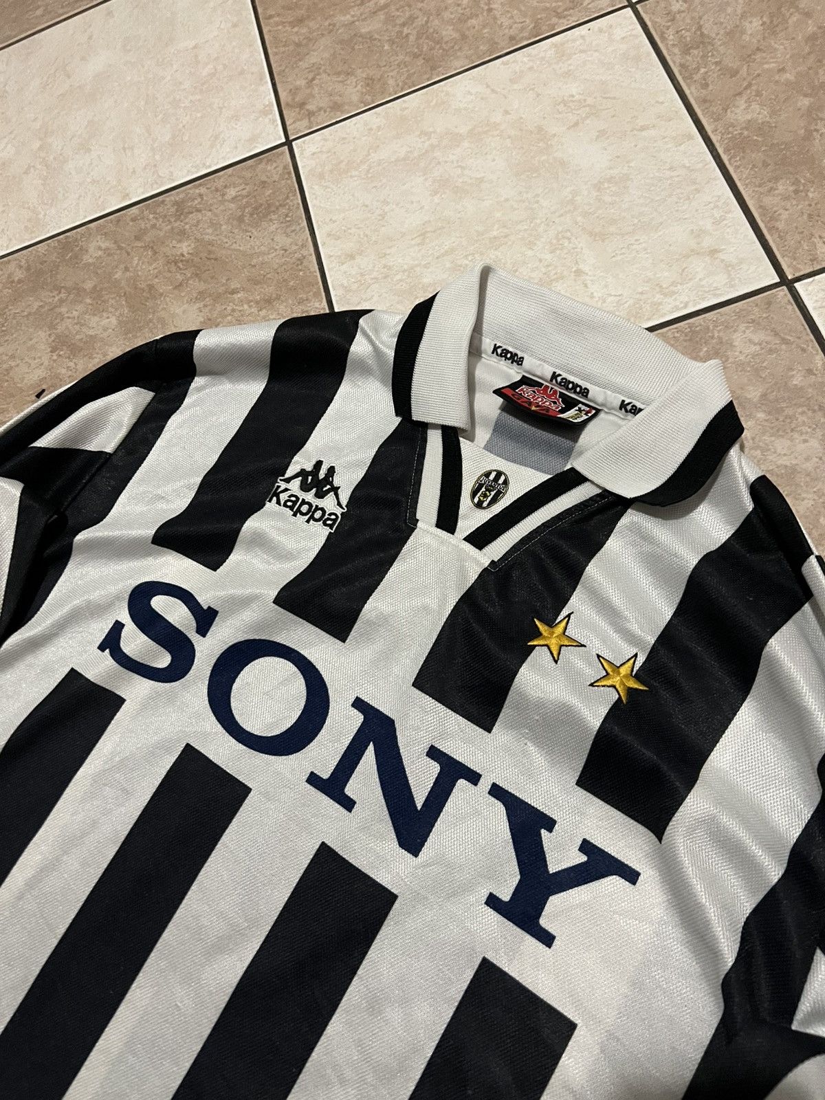 Kappa × Vintage Original Juventus 1995/96 home long-sleeved football jersey Size US XL / EU 56 / 4 - 3 Thumbnail