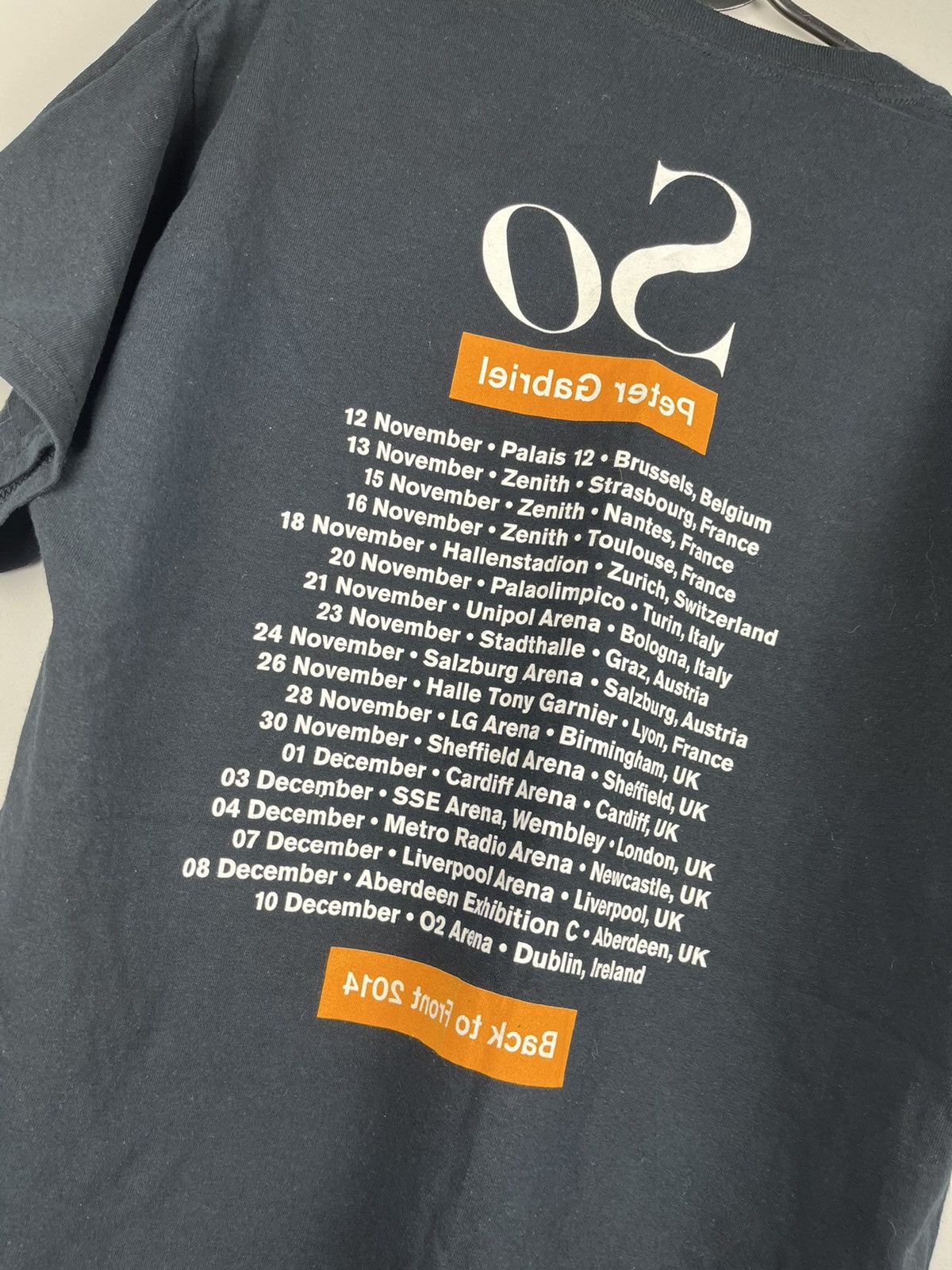 Band Tees × Vintage 💥Rare! Vintage Peter Gabriel 2014 Tour T Shirt Size US L / EU 52-54 / 3 - 4 Thumbnail