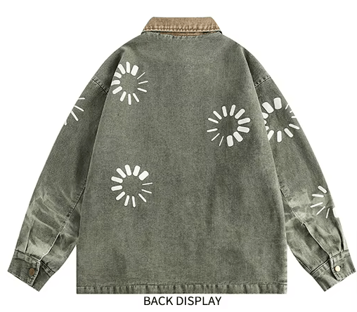 Japanese Brand × Vintage "Sun Flower-L" Cotton Denim Size US L / EU 52-54 / 3 - 2 Thumbnail