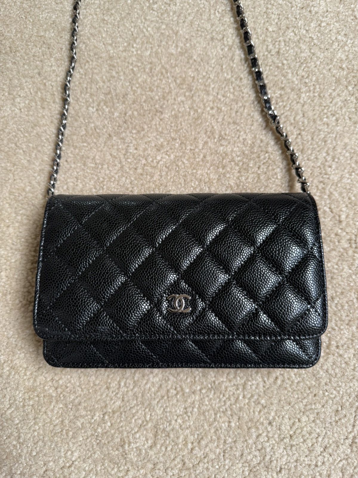 Other Quilted Leather Shoulder Bag wallet on chain Size ONE SIZE - 4 Thumbnail