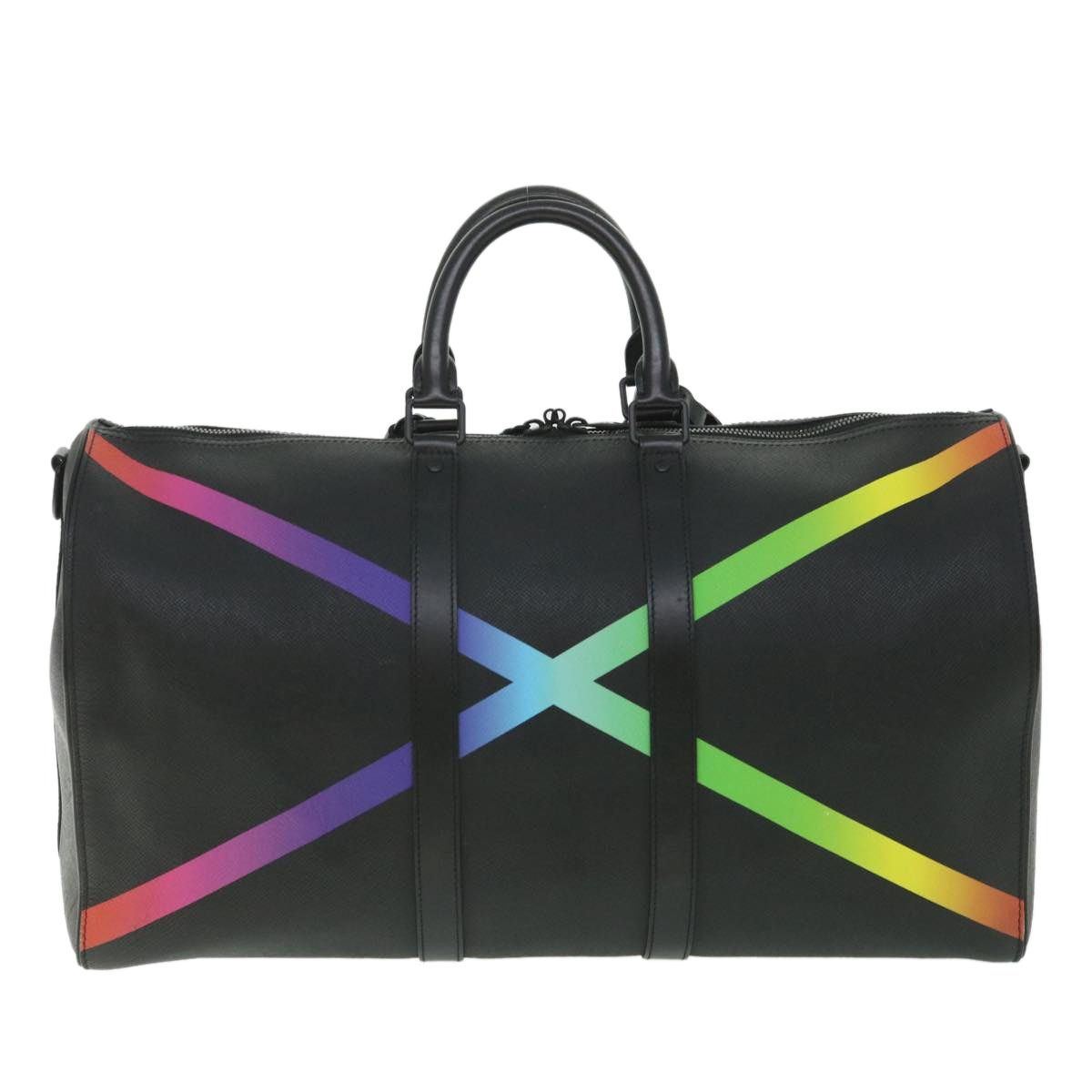 Louis Vuitton LOUIS VUITTON Taiga Rainbow Keepall Bandouliere 50 Boston Size ONE SIZE - 2 Thumbnail