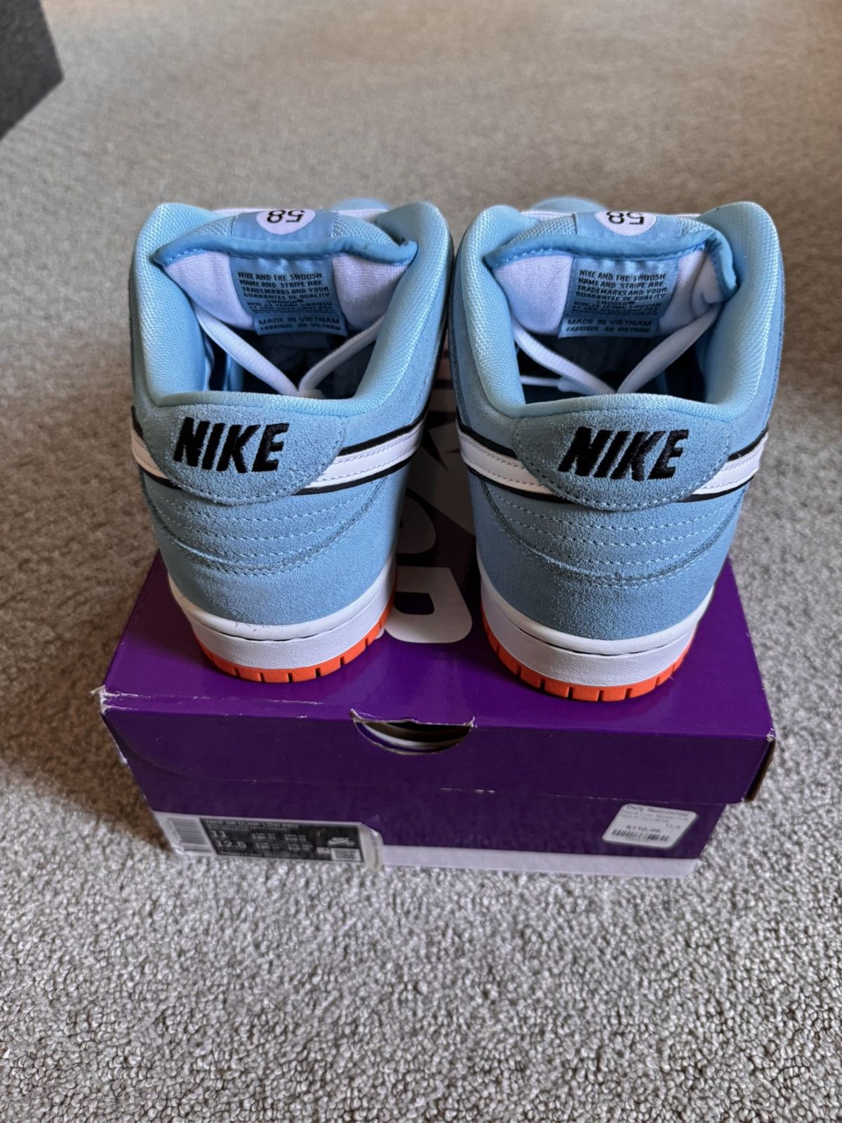 Nike SB Nike SB Dunk Gulf Club 58 Size US 11 / EU 44 - 4 Thumbnail