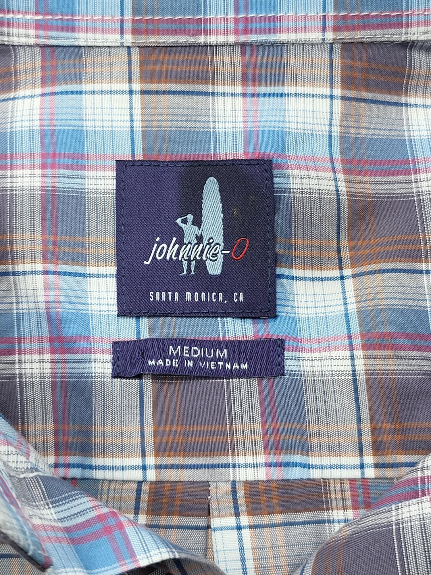 johnnie-O NWT JOHNNIE-O Floyd Plaid Button Down Shirt in Tide Size M Size US M / EU 48-50 / 2 - 5 Thumbnail