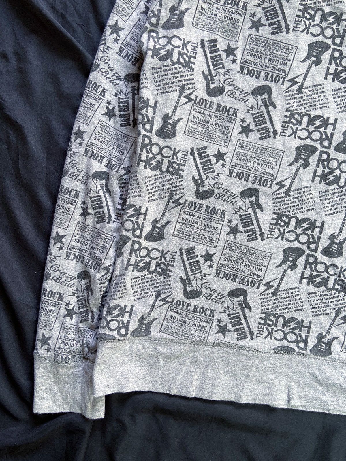 Isamu Katayama Backlash JAPANESE LOVE ROCK REVERSIBLE ZIP HOODIE Size US S / EU 44-46 / 1 - 24 Thumbnail