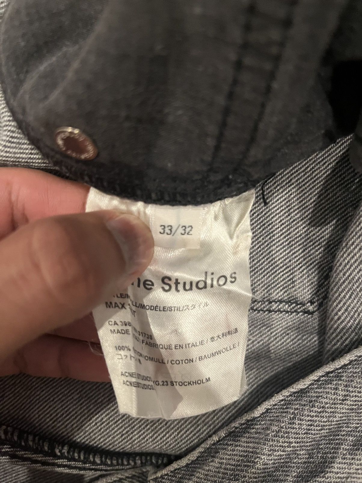 Acne Studios Acne Studios Jeans Max Shot Size US 33 - 5 Thumbnail
