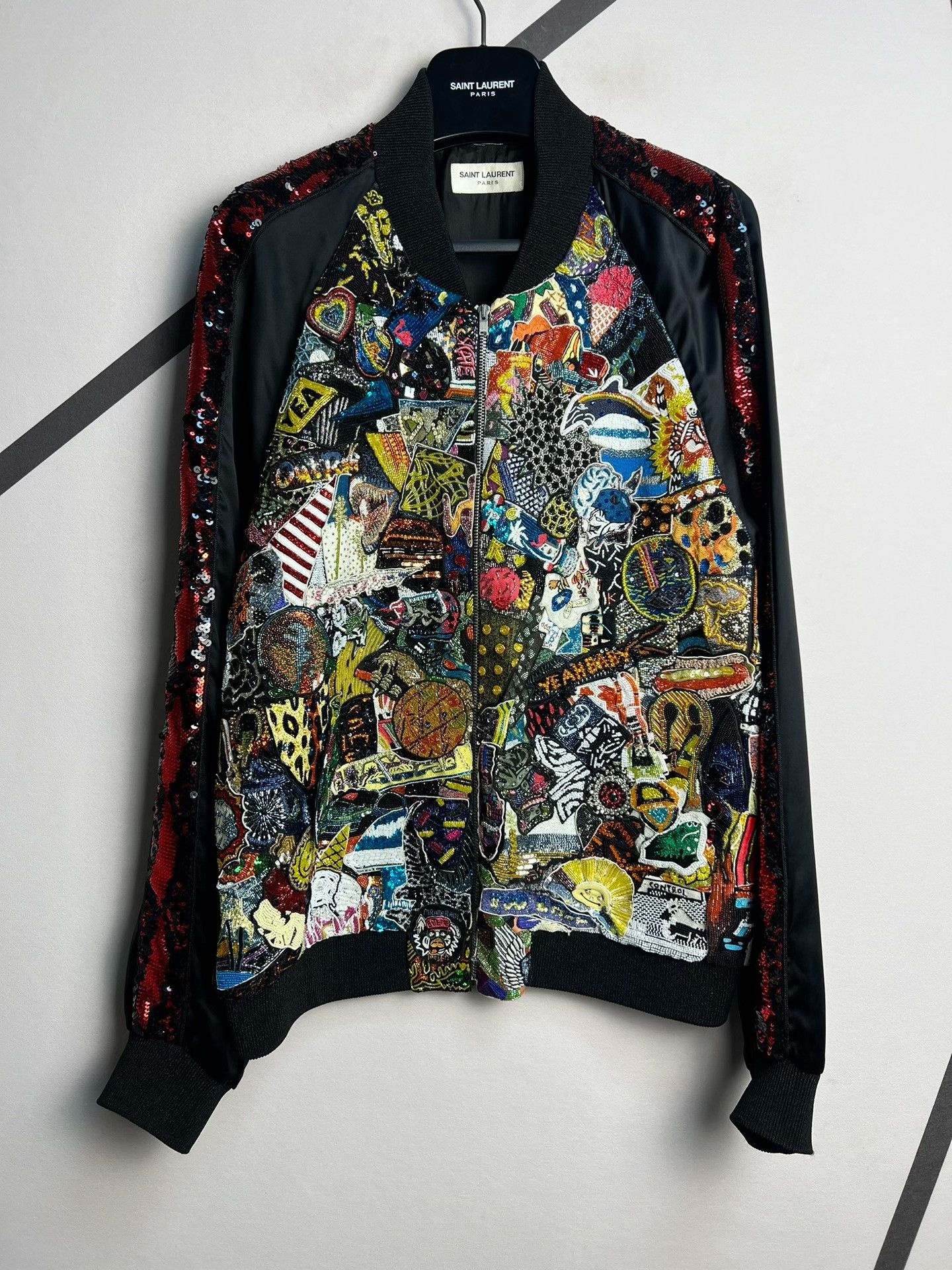 Saint Laurent Paris Saint Laurent SLP 2016 SS Runway Leopard Silk Jacket Size US M / EU 48-50 / 2 - 1 Thumbnail