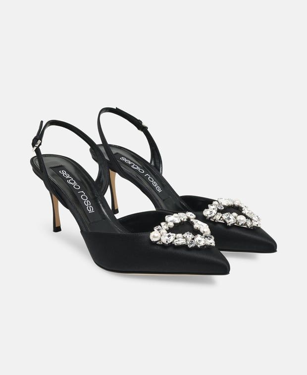 Sergio Rossi Godiva Precious Slingback pumps Size US 5 / IT 35 - 1 Thumbnail