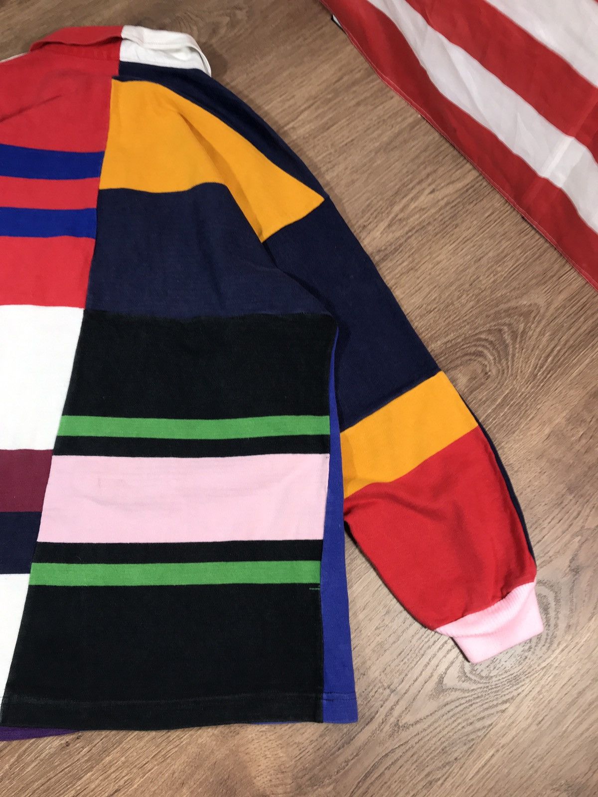 Vintage Vintage Rugby Long Sleeve Shirt 80-90s Size US M / EU 48-50 / 2 - 10 Thumbnail