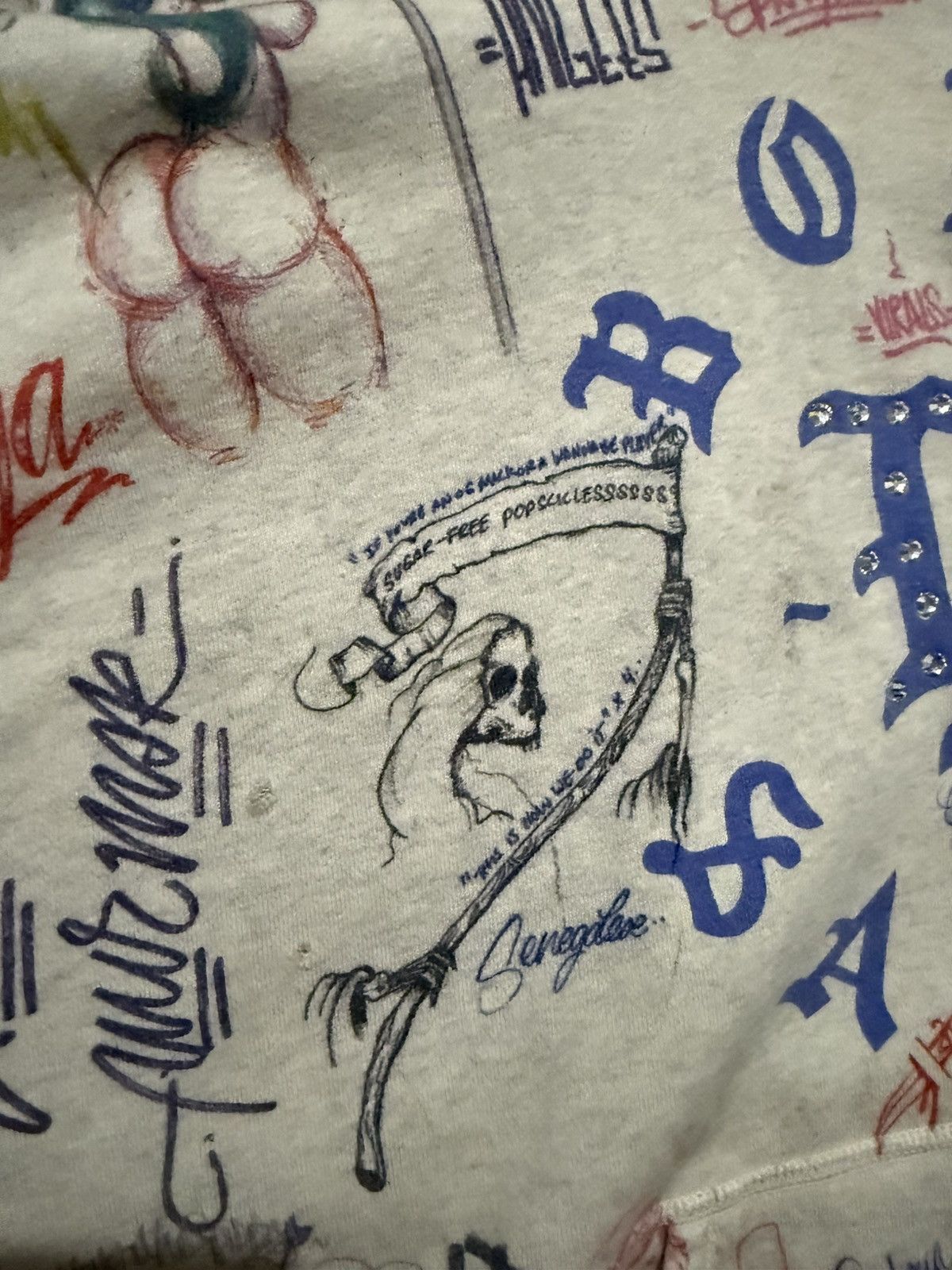 Born X Raised × Saint Michael Saint Michael x Born X Raised All Over Graffiti Hoodie XL Size US XL / EU 56 / 4 - 9 Thumbnail
